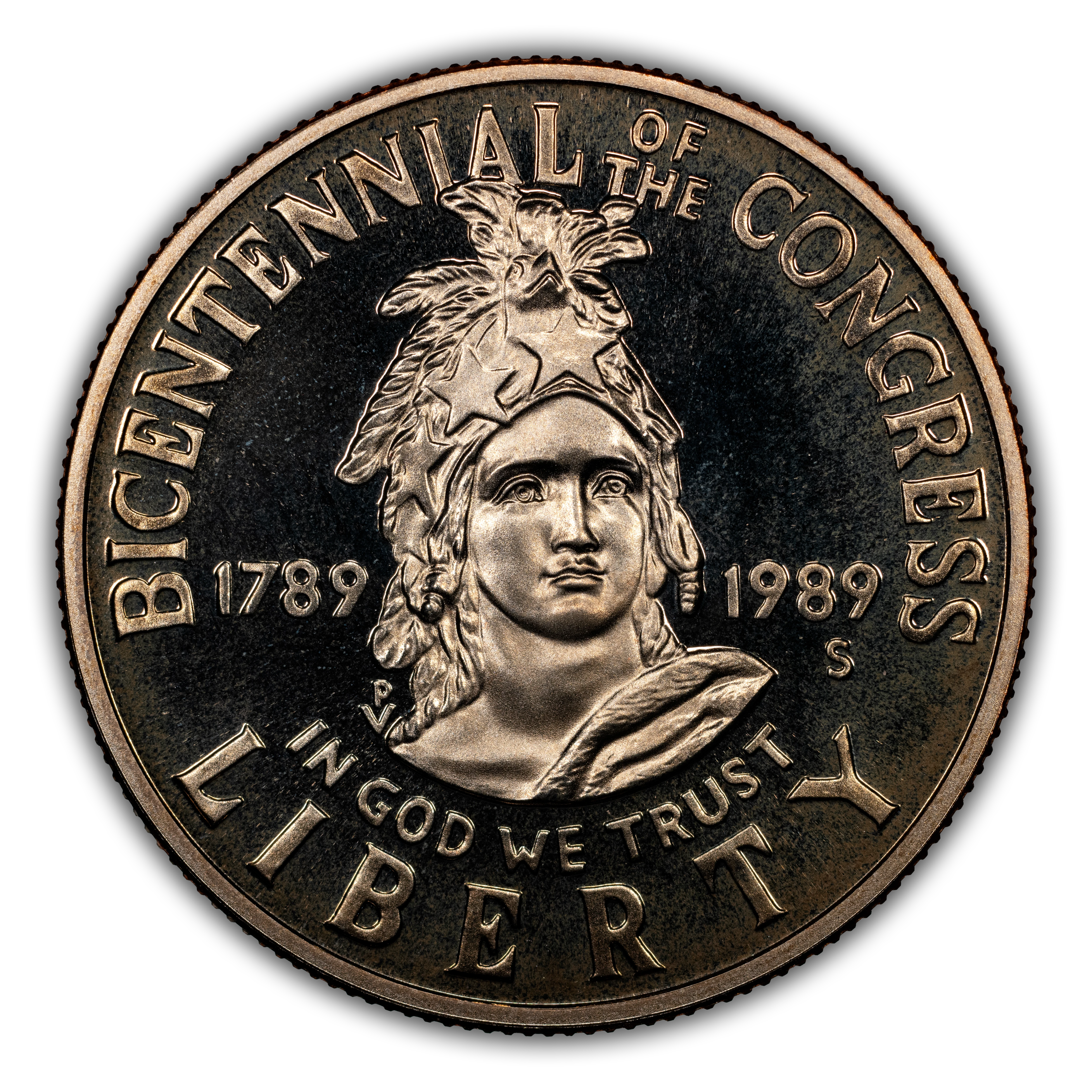1989-S 50c Congress Bicentennial PR DCAM