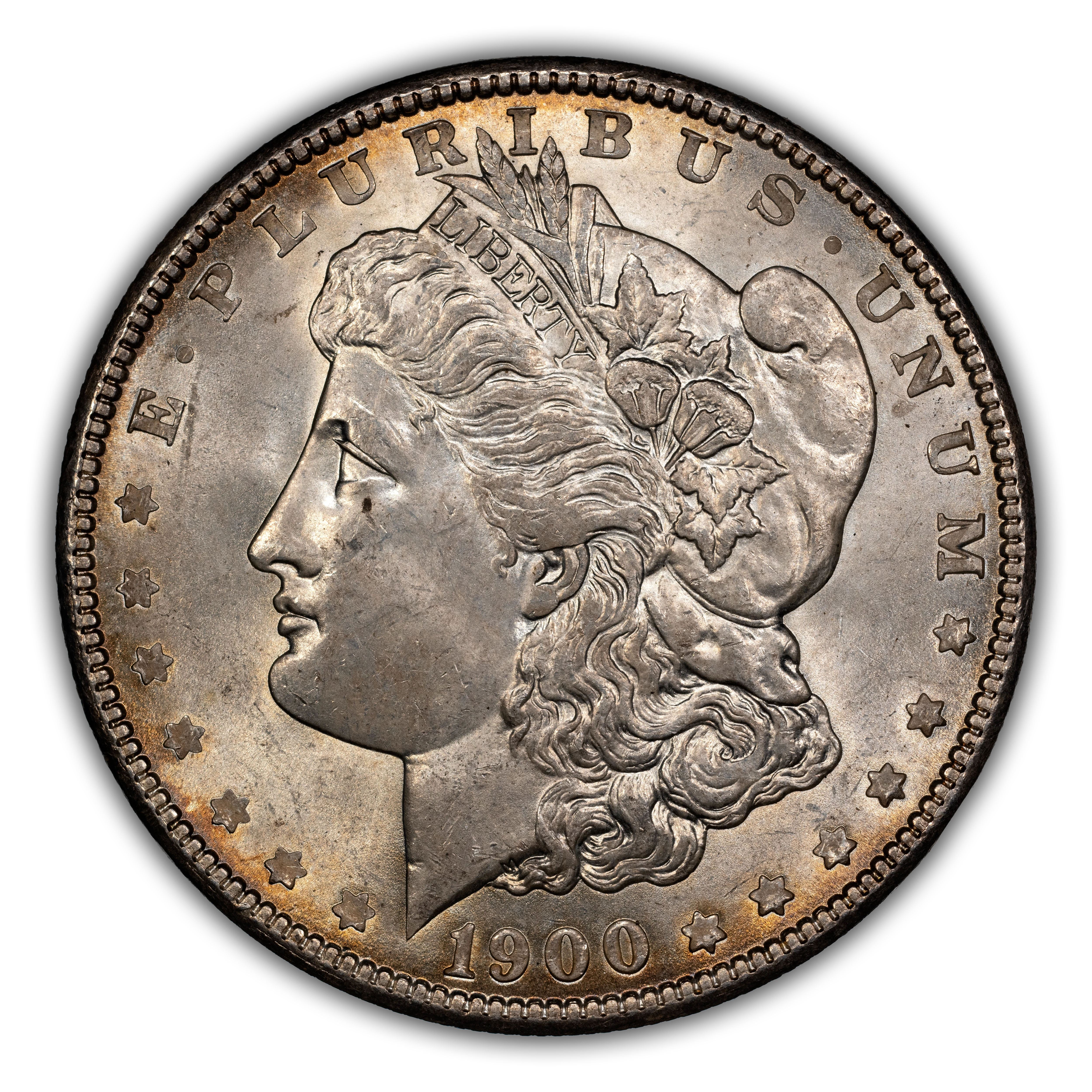 1900 $1 Doubled Wing, VAM-24 MS