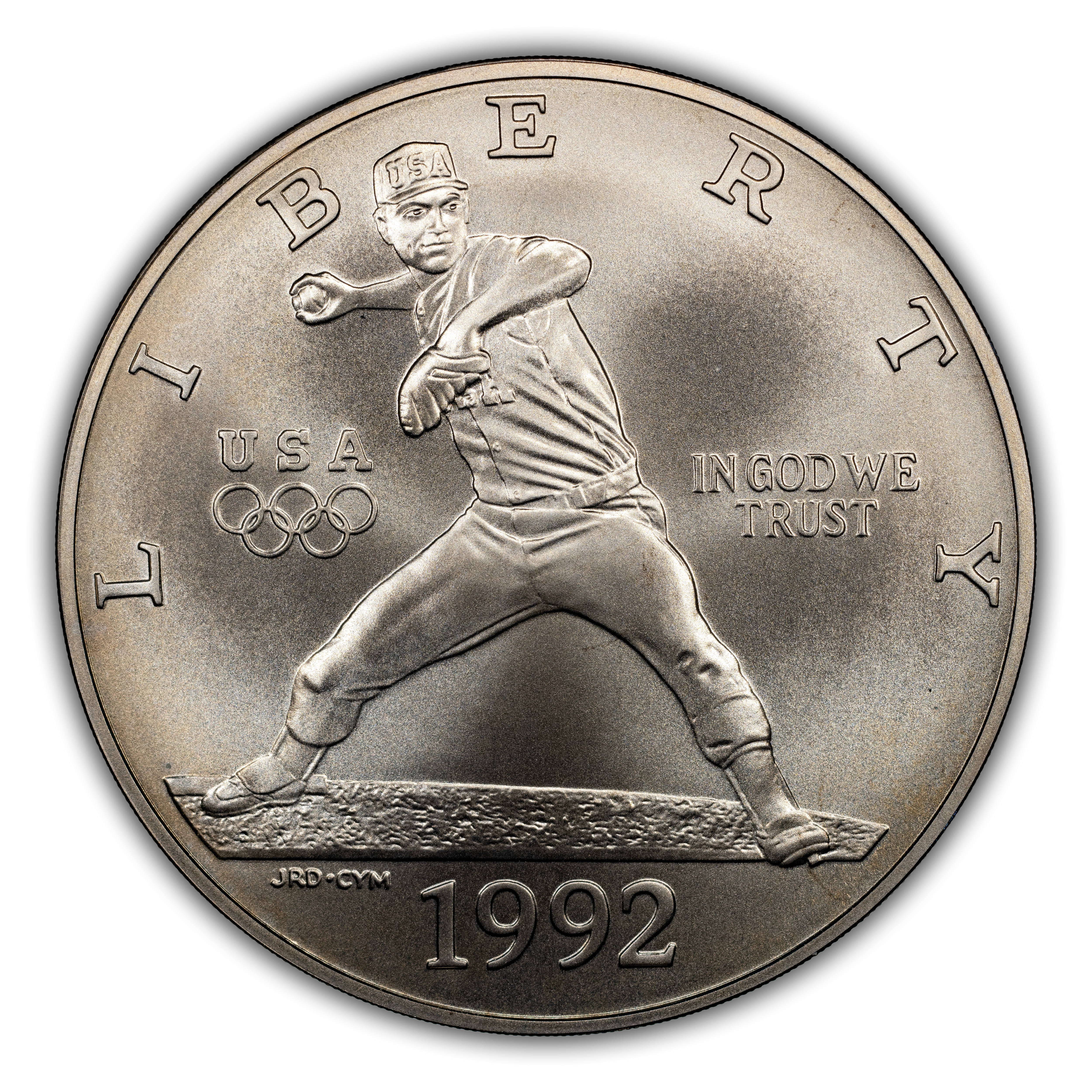 1992-D S$1 XXV Olympics Baseball MS