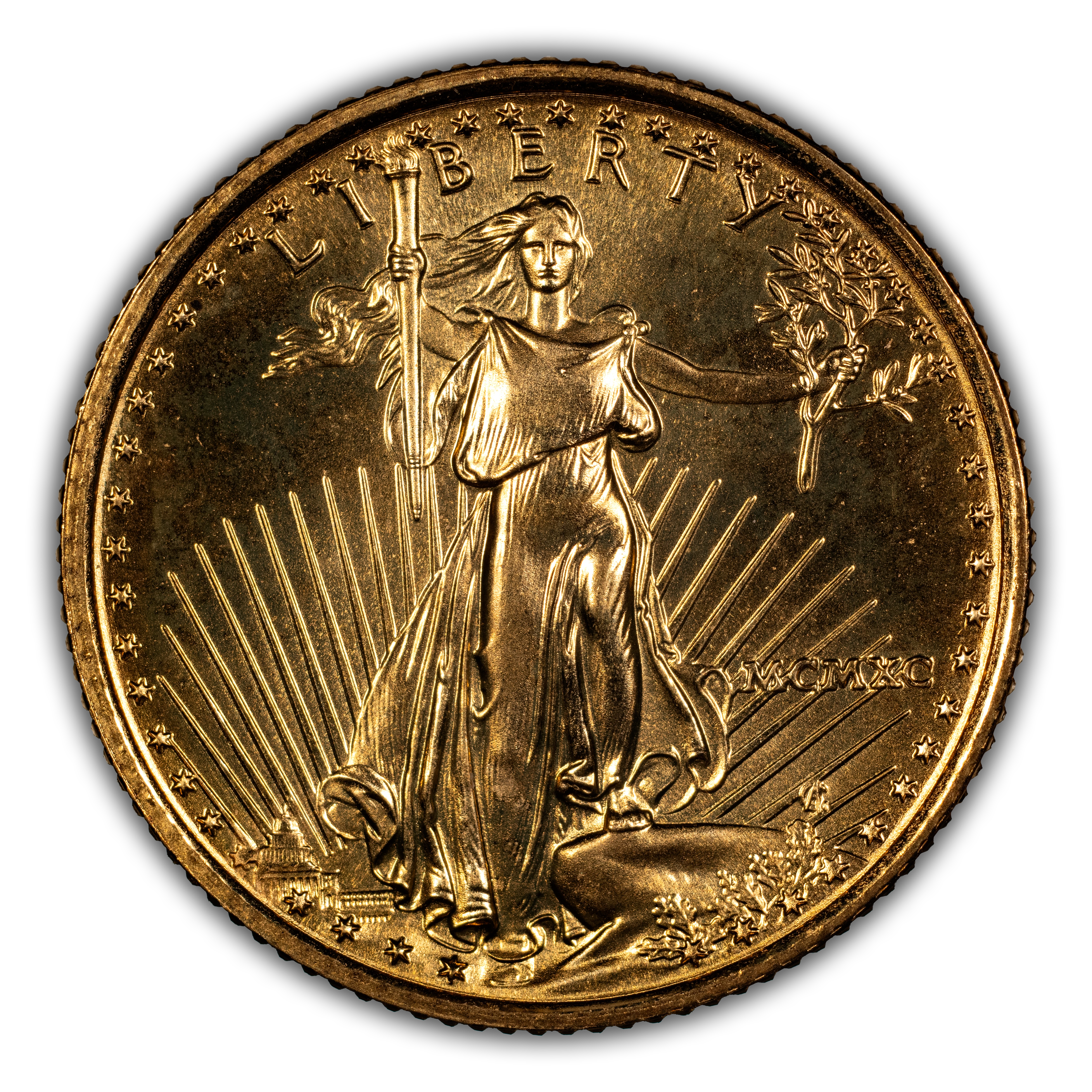 1990 $5 Gold Eagle MS