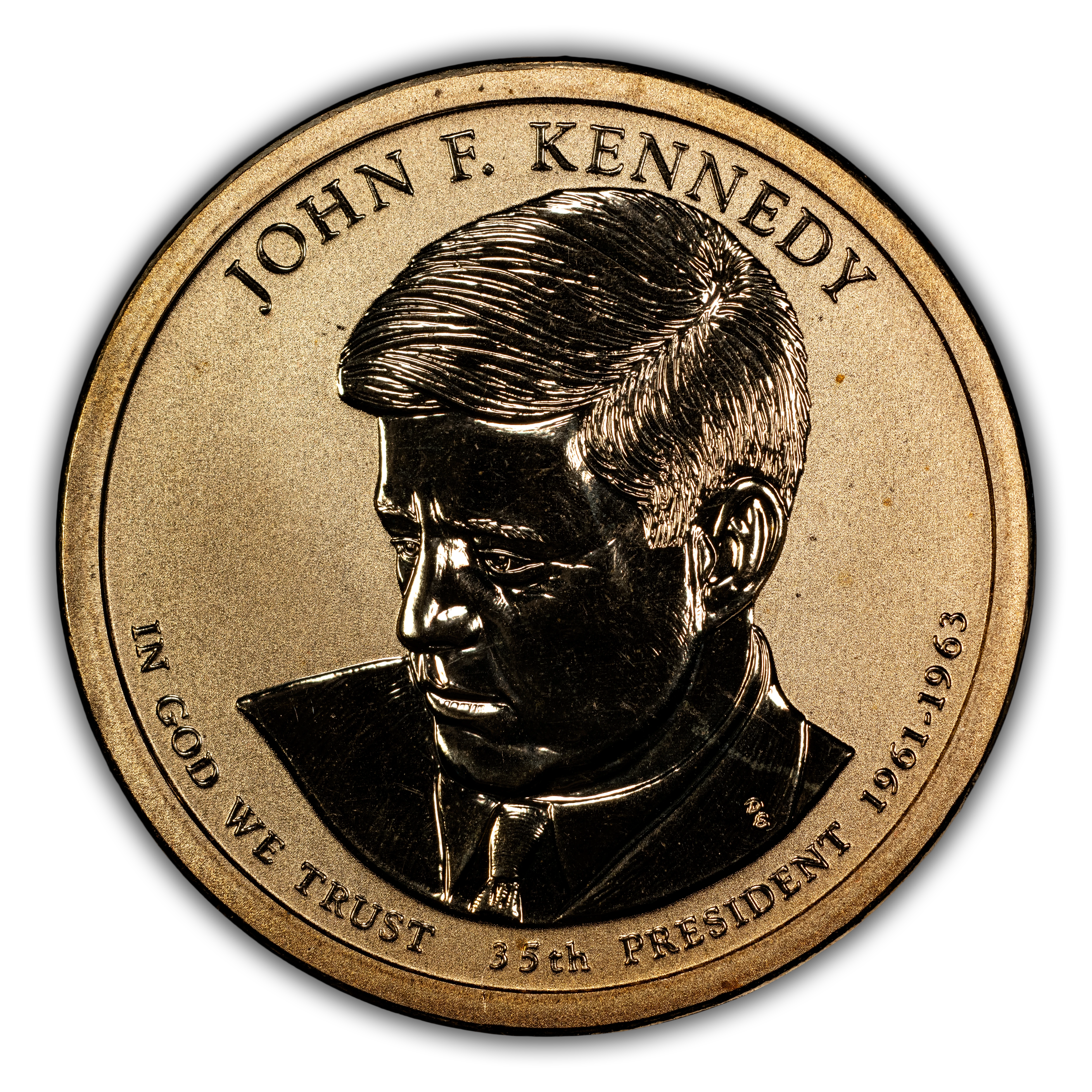 2015-P $1 John F. Kennedy, Reverse Proof PR