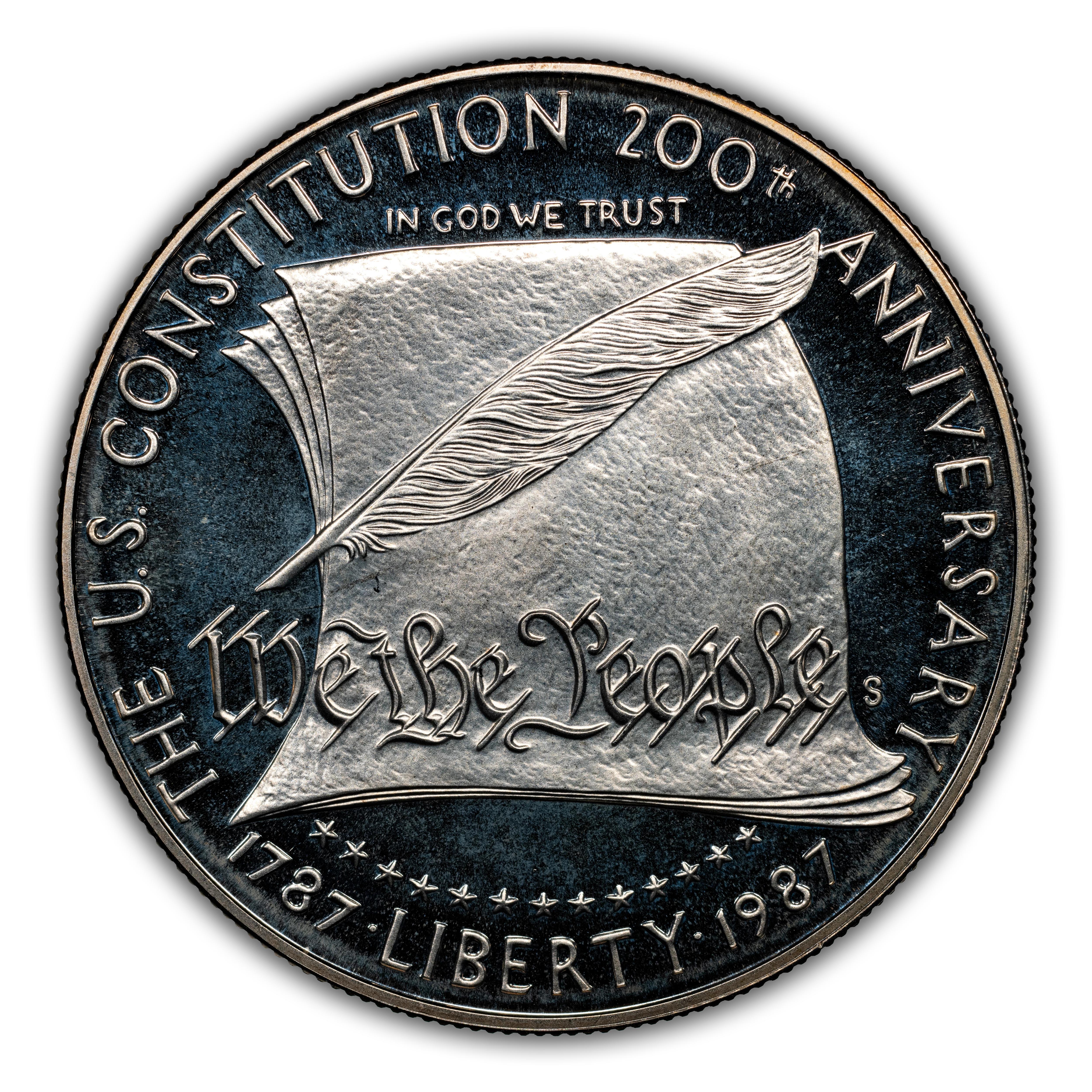 1987-S S$1 Constitution Bicentennial PR DCAM