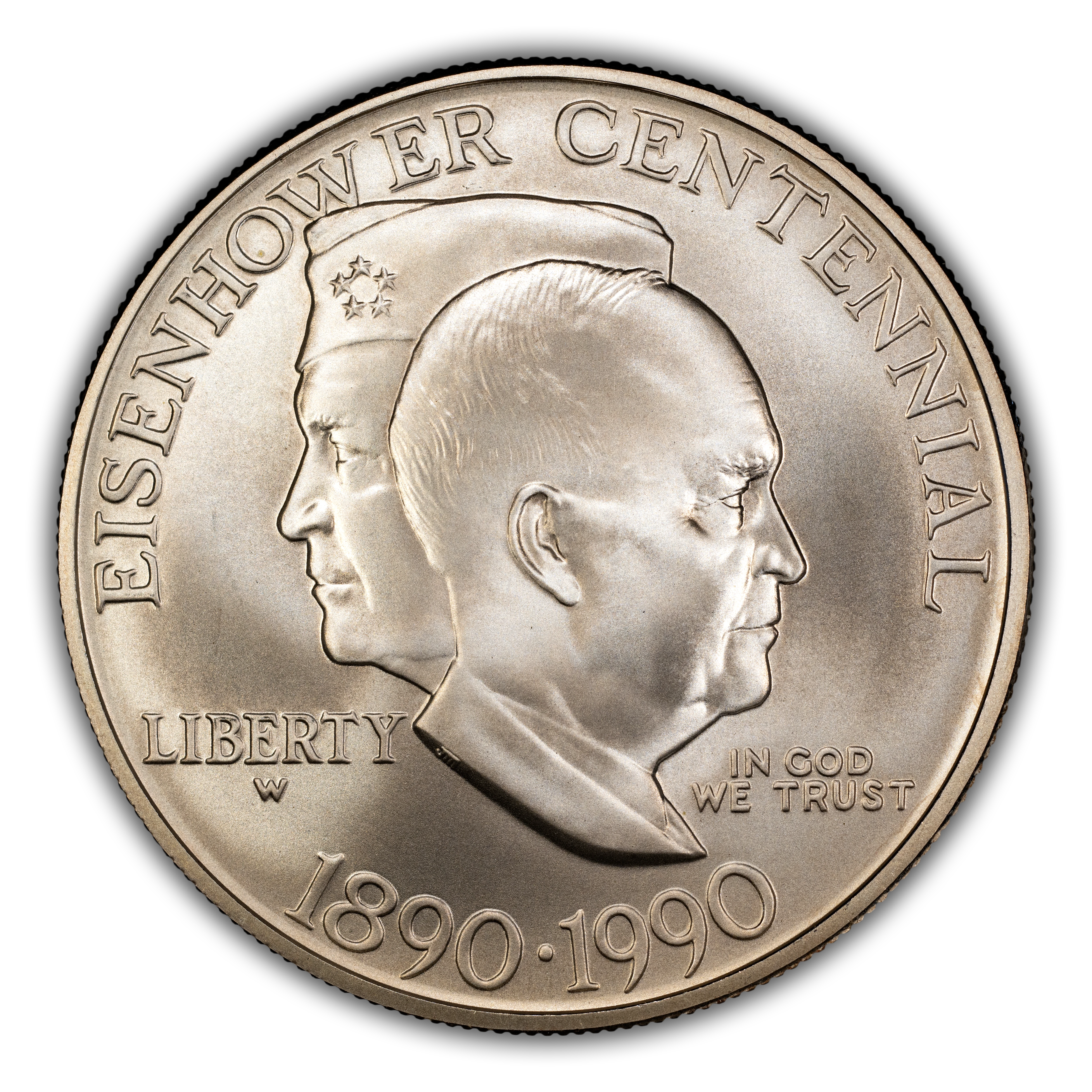 1990-W S$1 Eisenhower Centennial MS