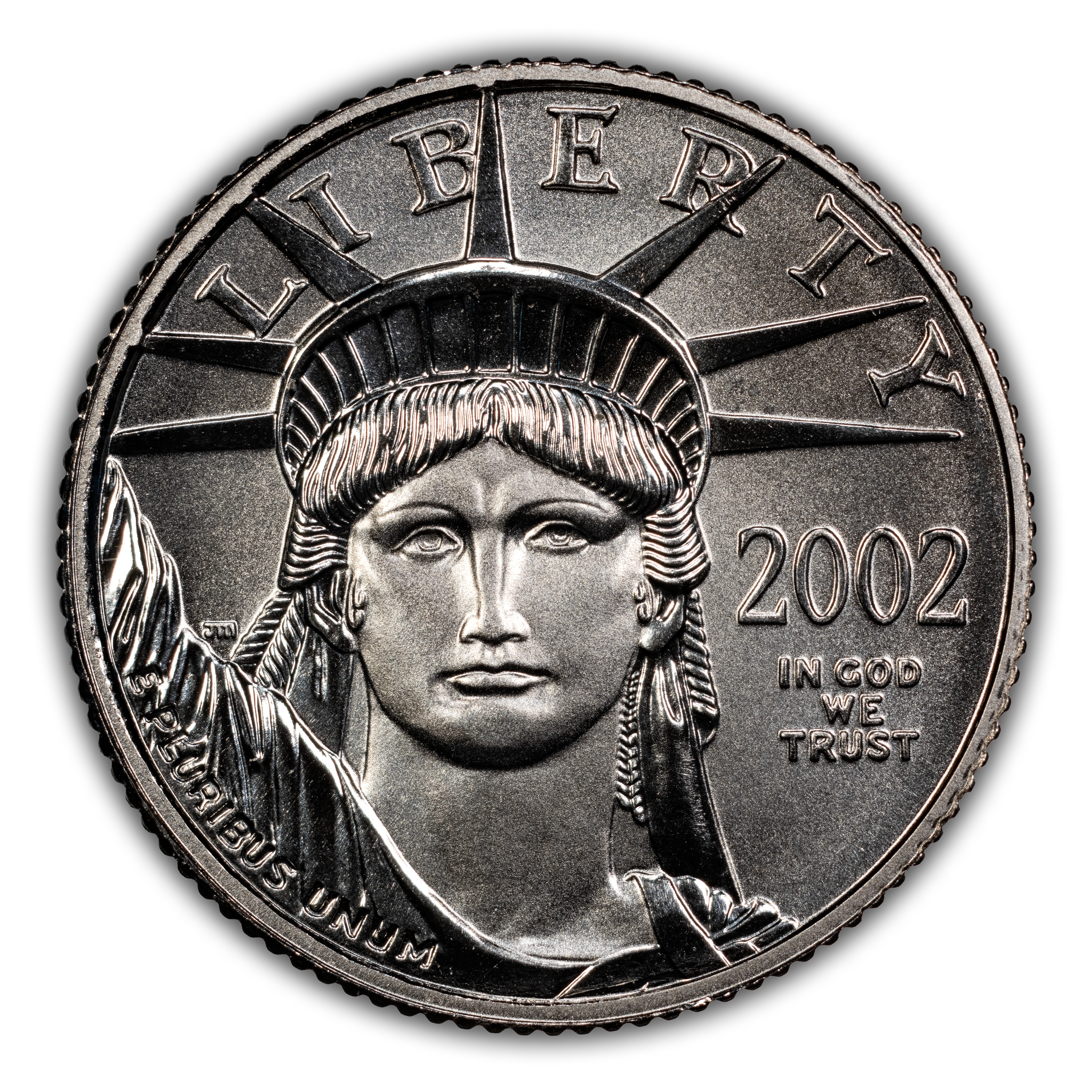2002 $10 Platinum Eagle MS