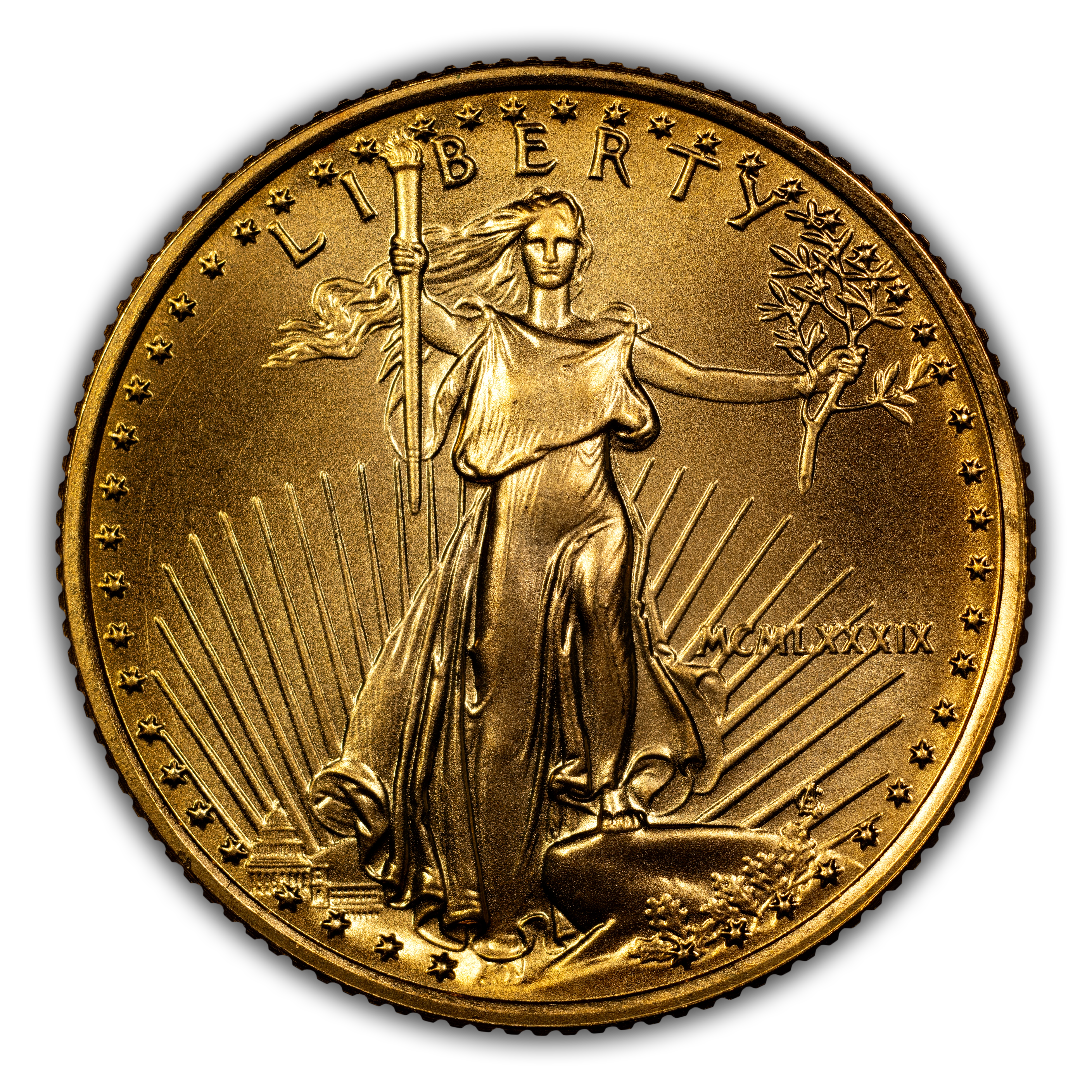 1989 $10 Gold Eagle MS