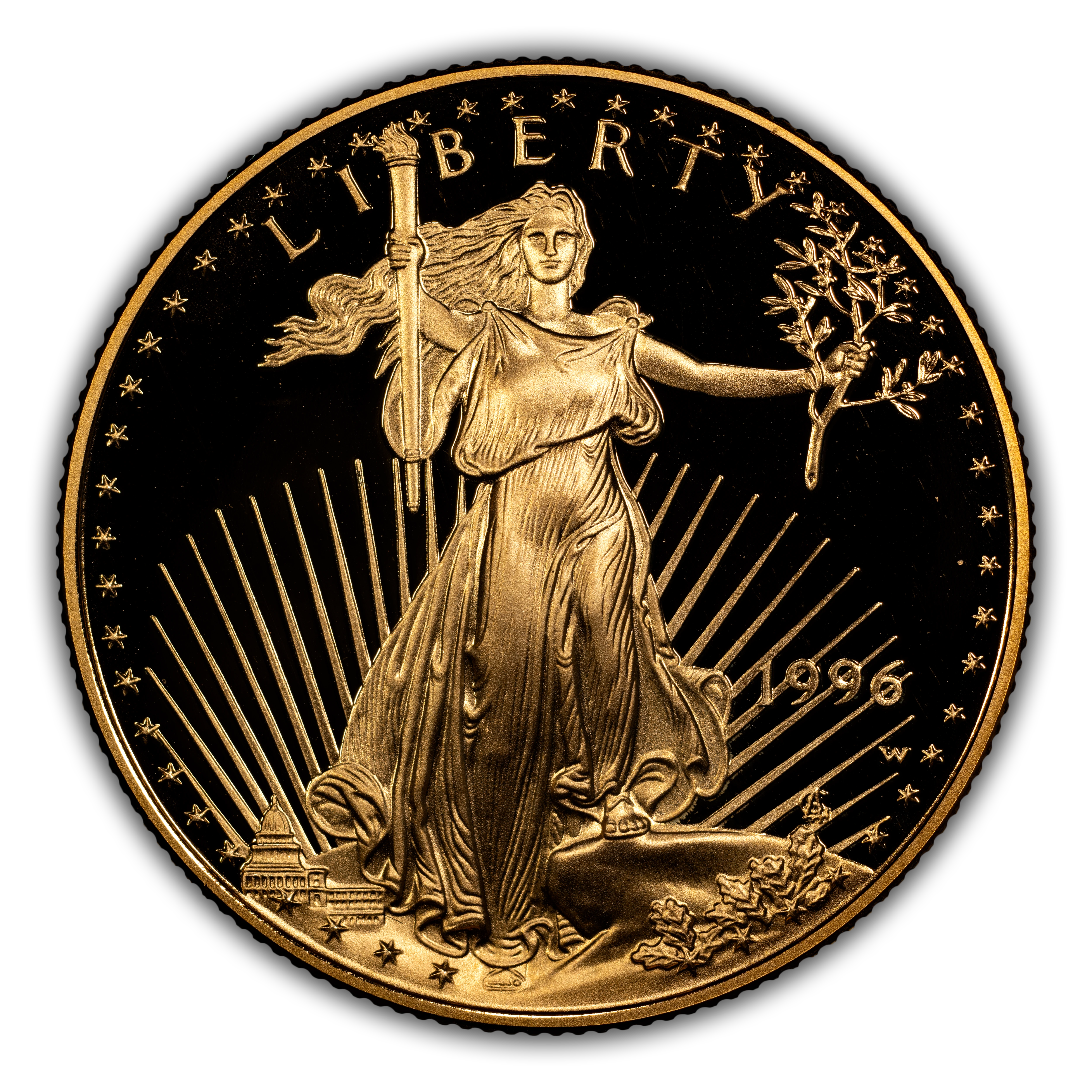 1996-W $25 Gold Eagle PR DCAM