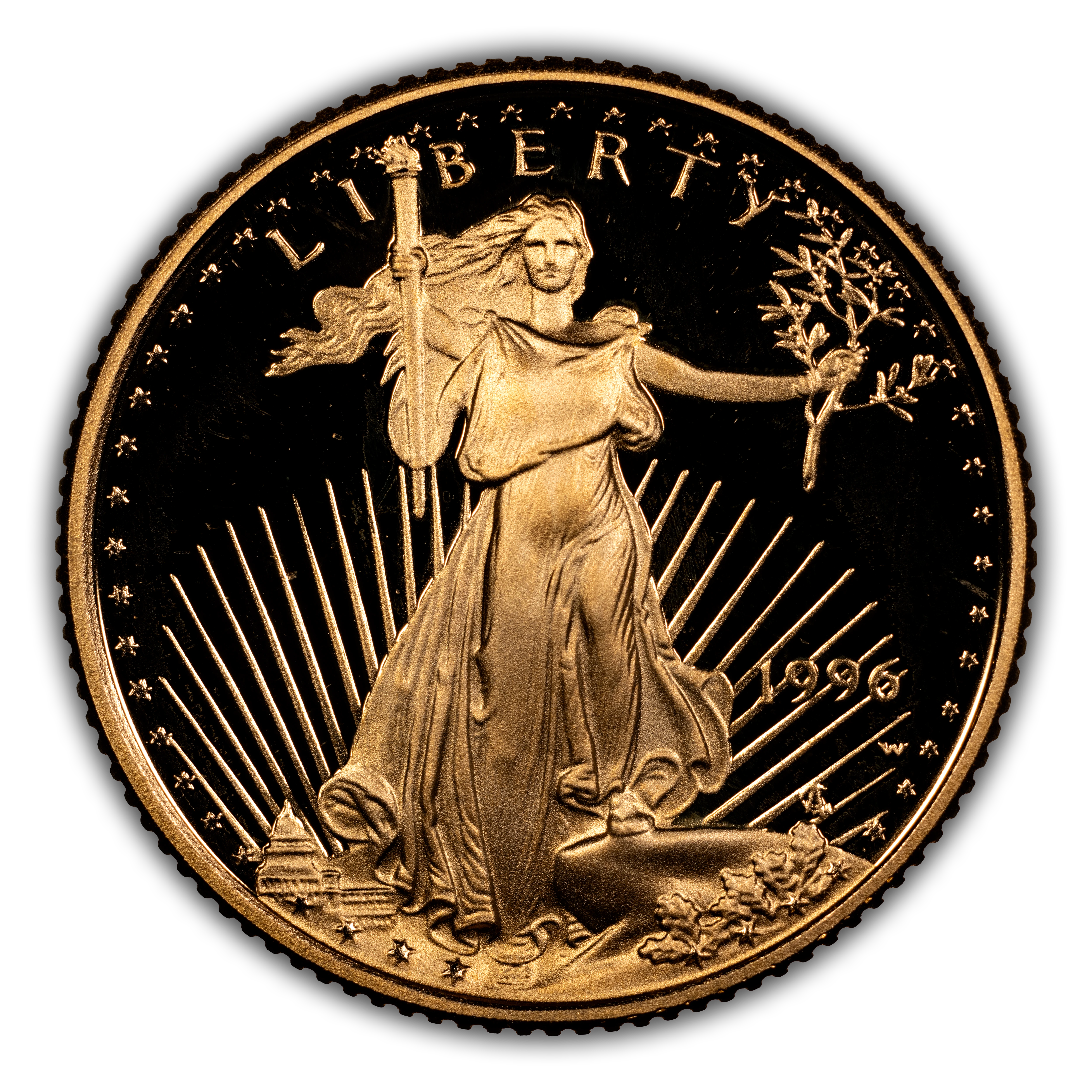 1996-W $5 Gold Eagle PR DCAM