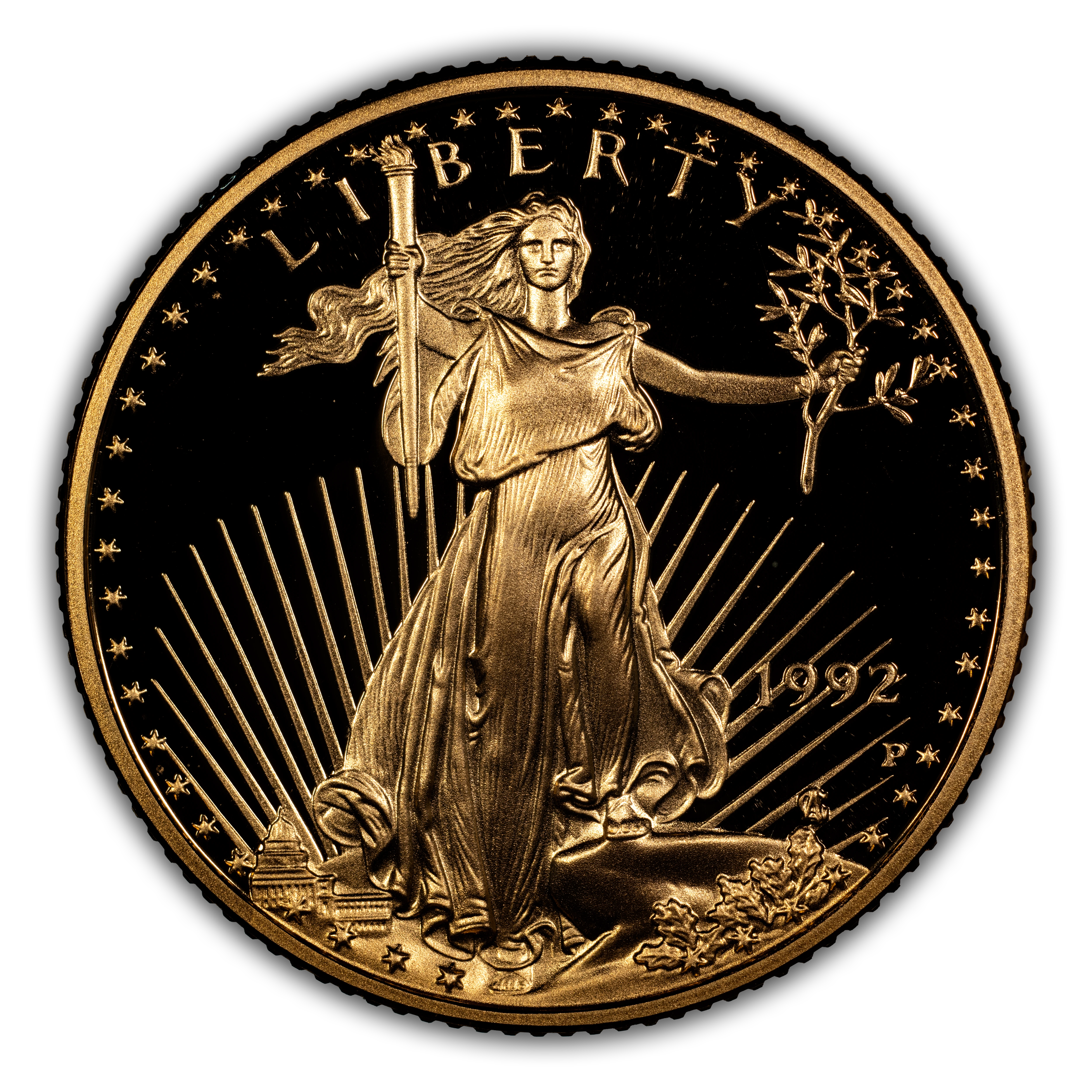 1992-P $10 Gold Eagle PR DCAM