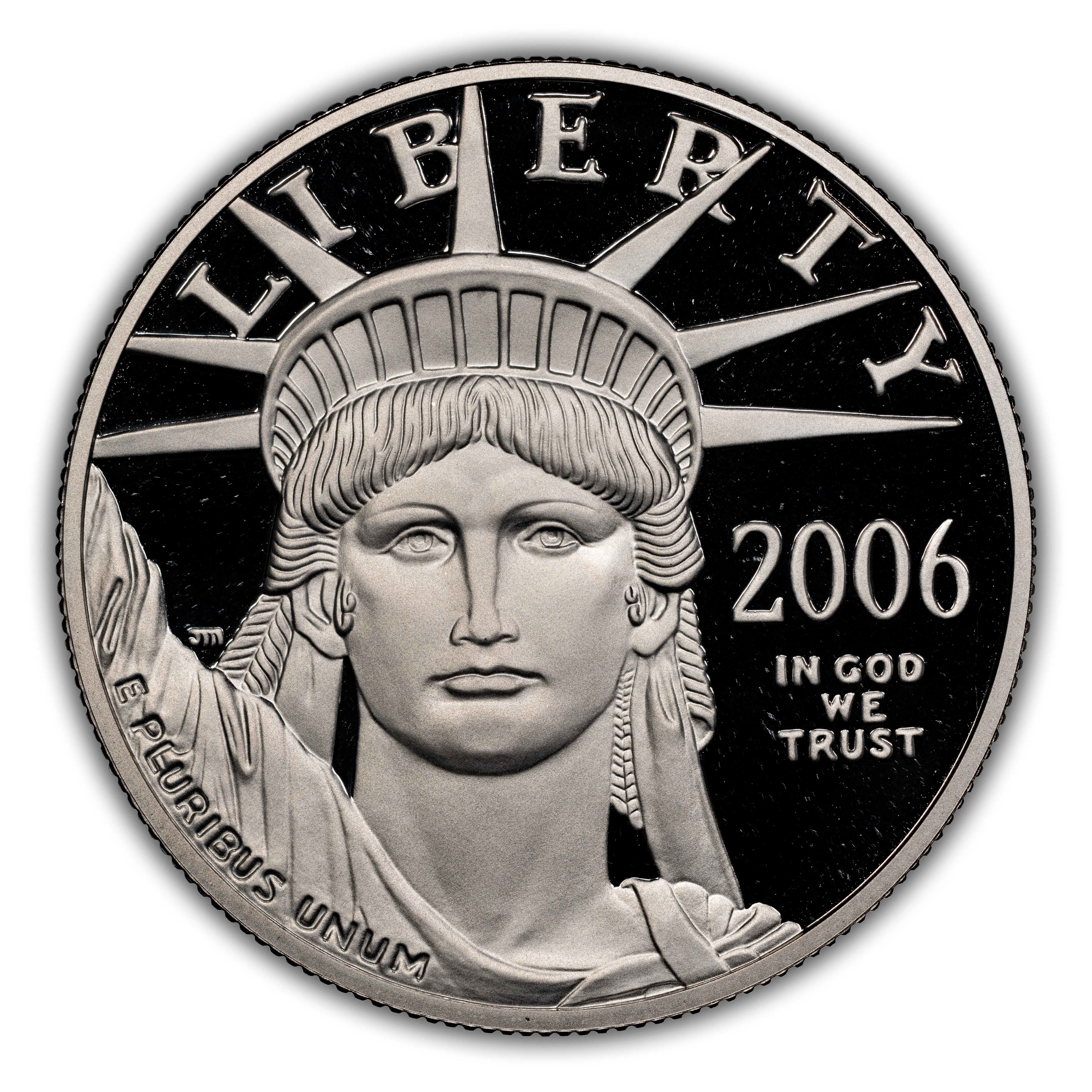 2006-W P$100 Platinum Eagle PR DCAM