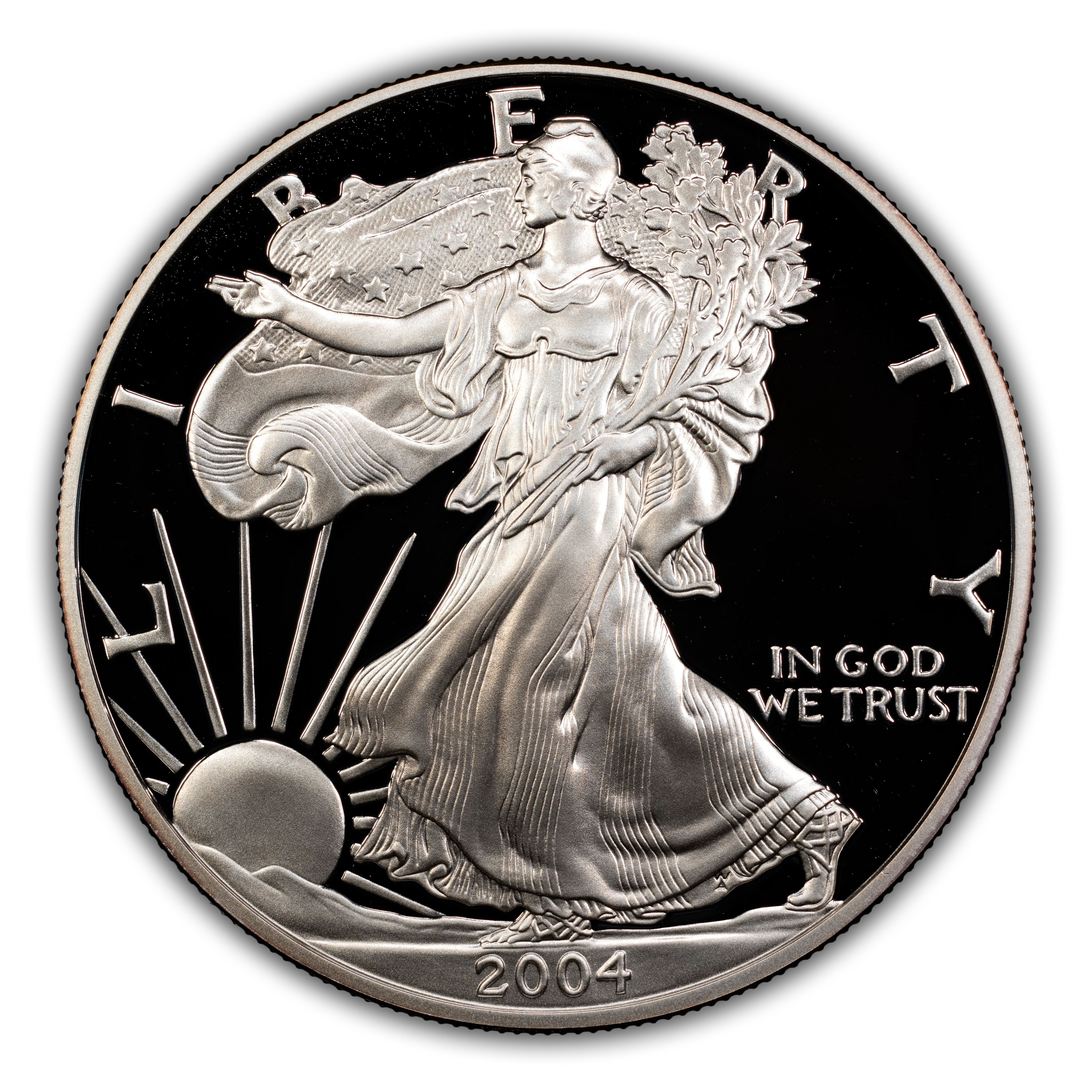 2004-W $1 Silver Eagle PR DCAM
