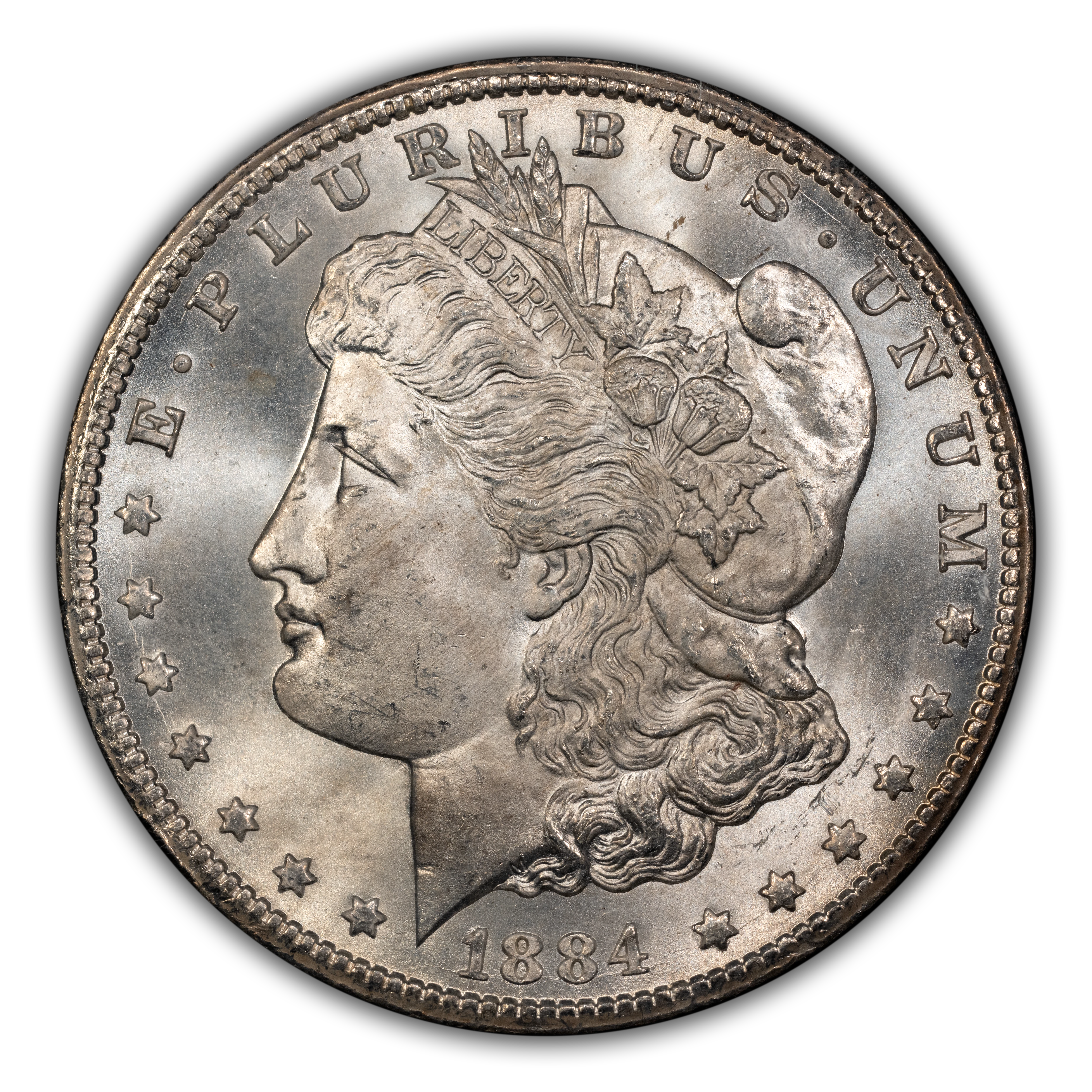 1884-CC $1  GSA Hoard, Die Gouge Cheek, VAM-7 MS thumbnail 11