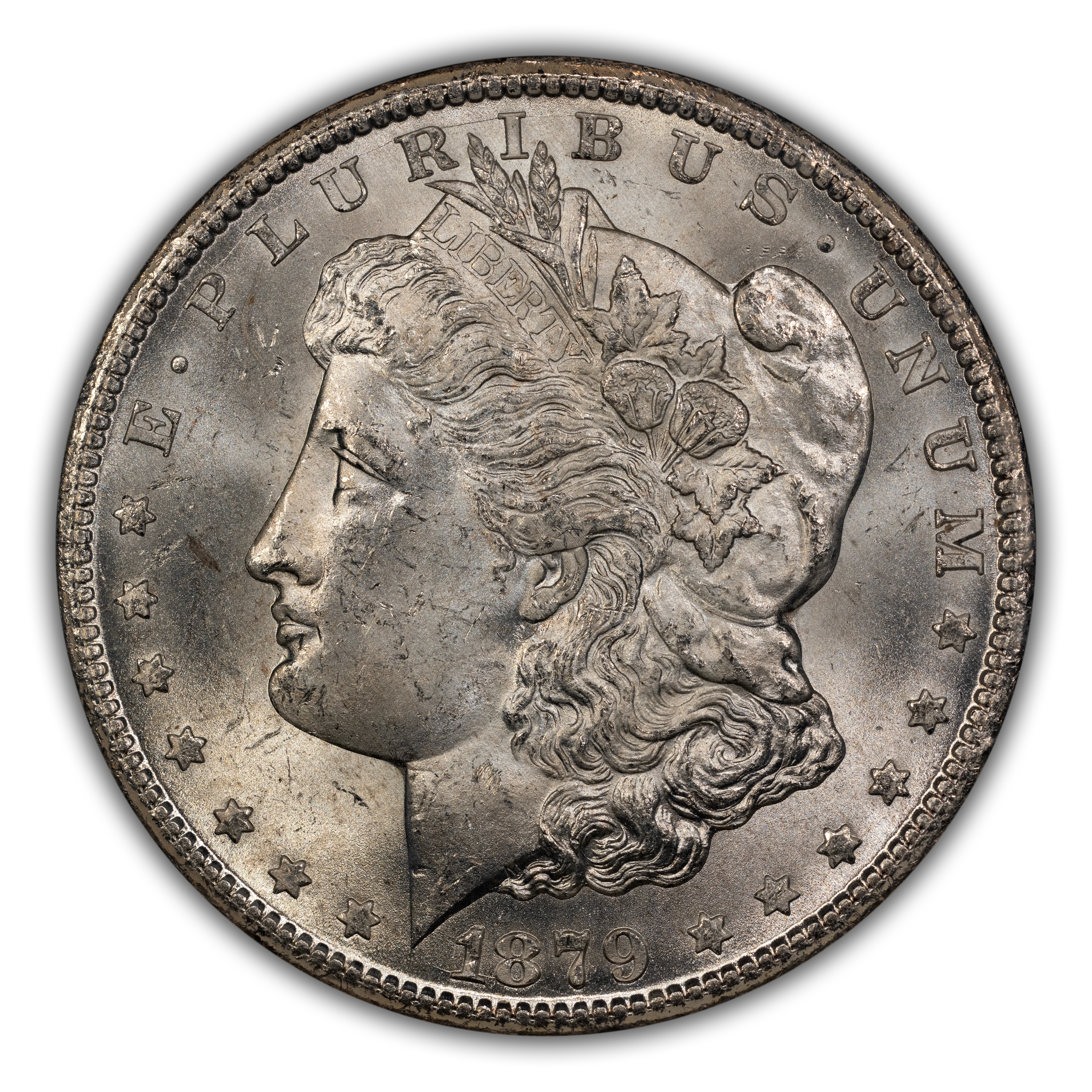 1879-CC $1 GSA Hoard, Hard package, Capped Die MS