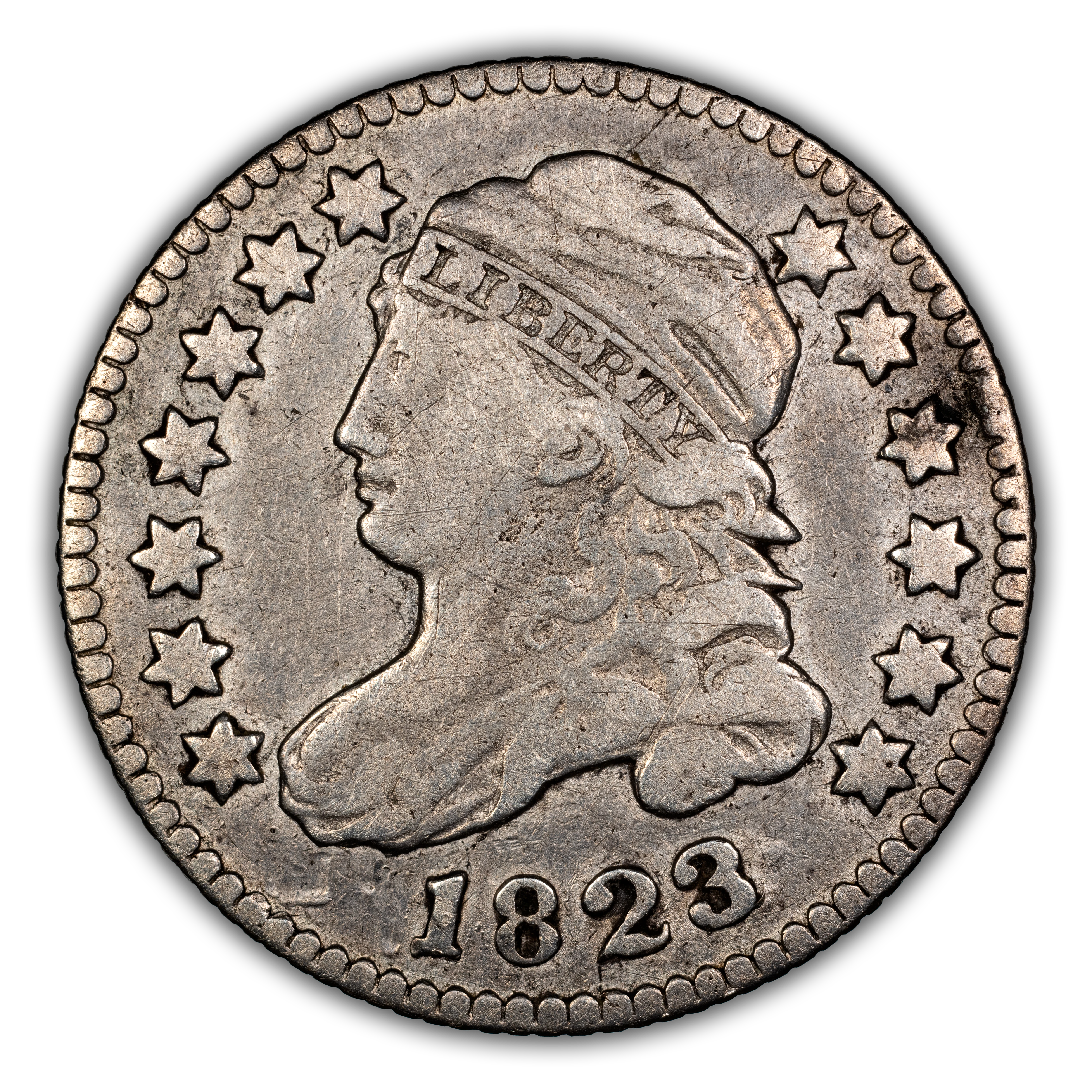 1823/2 10c Small E's MS