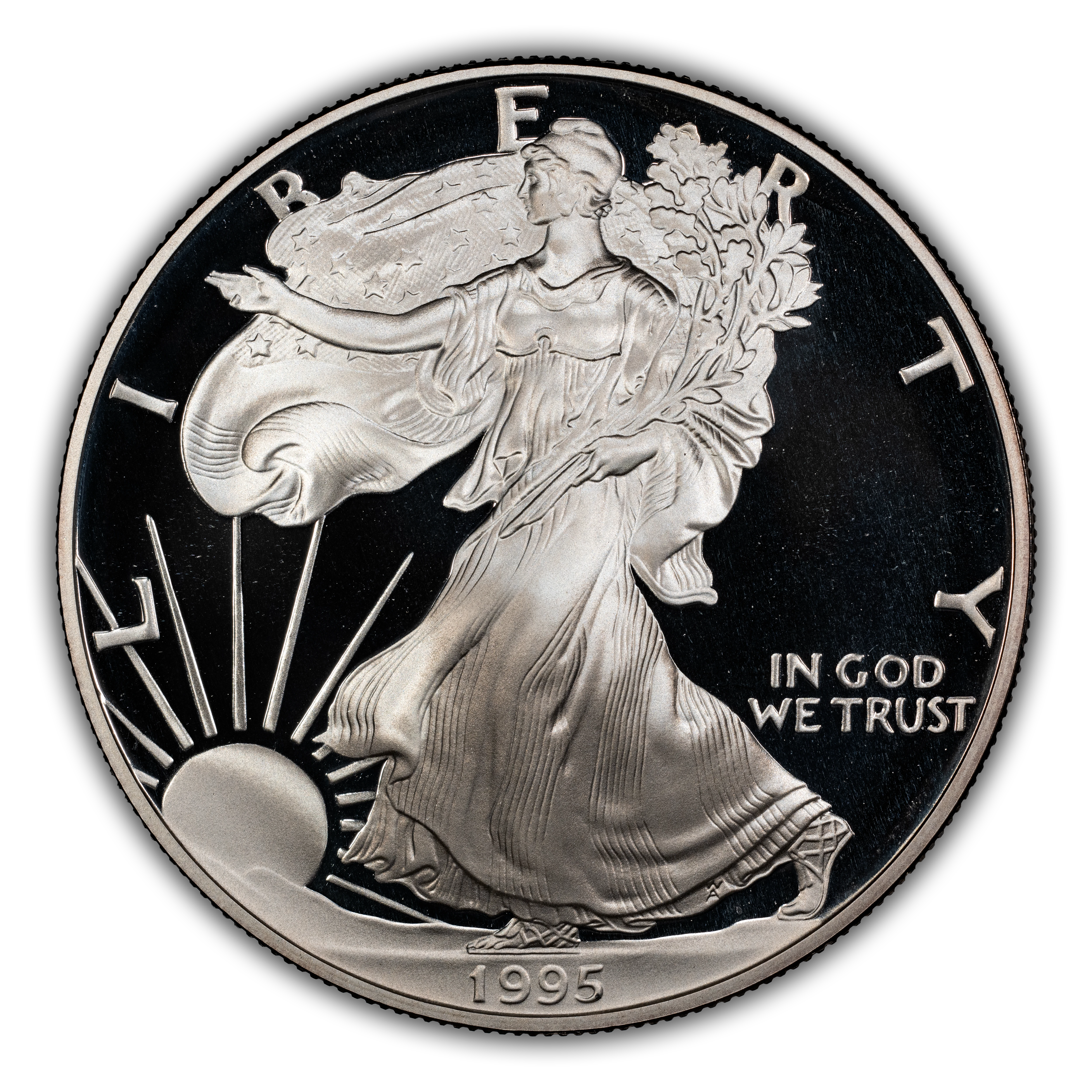 1995-W $1 Silver Eagle PR CAM