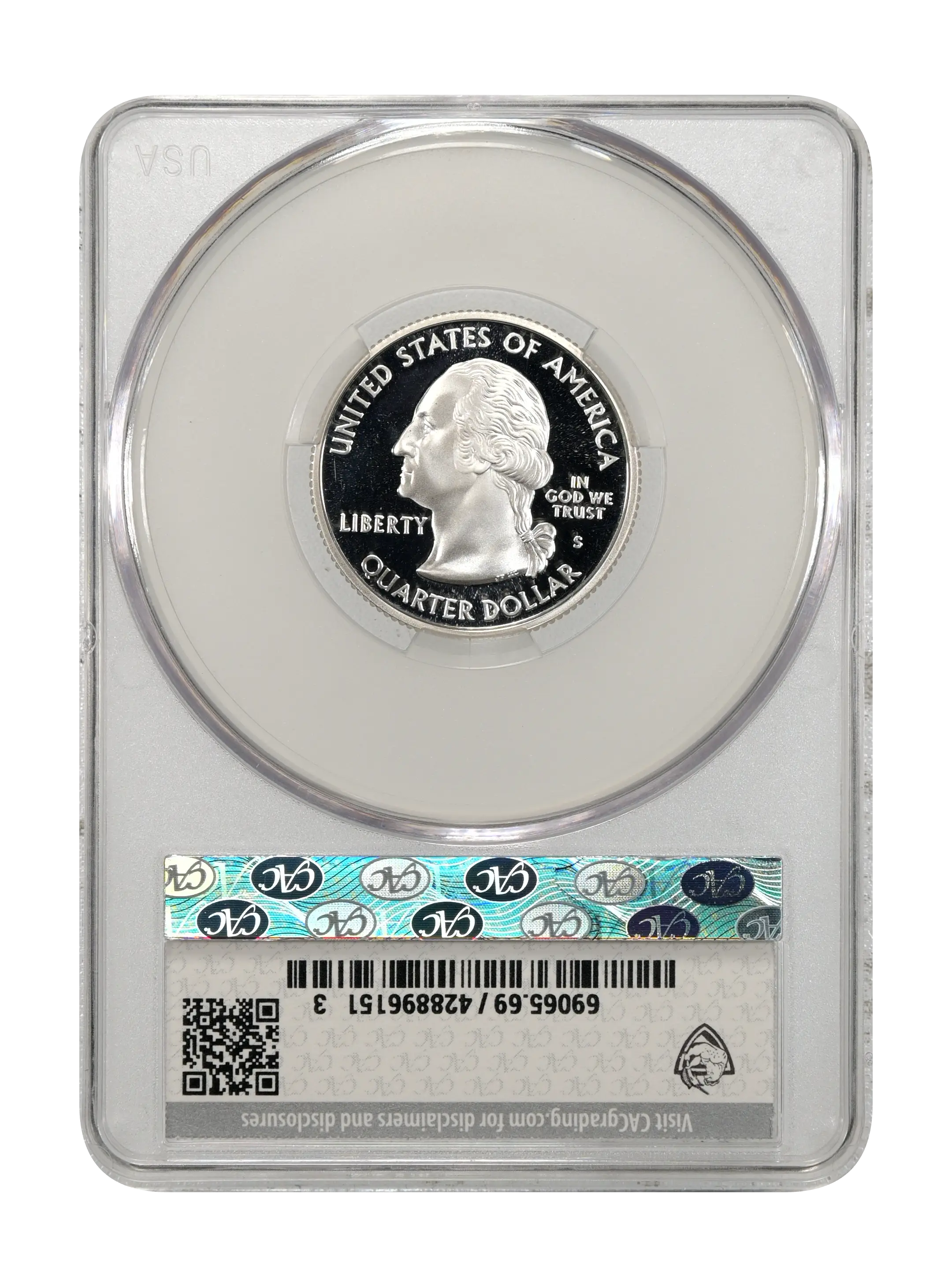2008-S 25c Arizona, Silver PR DCAM thumbnail 14