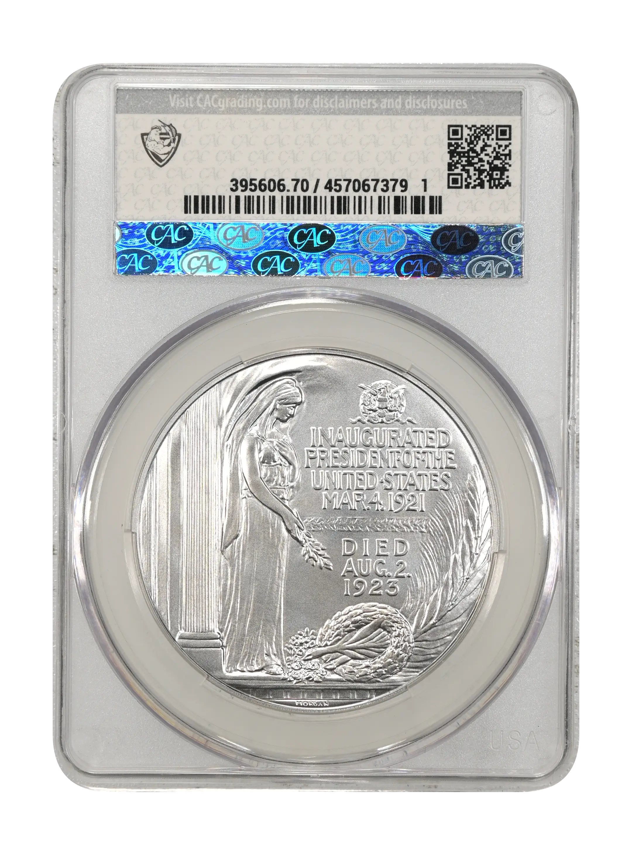 (2026) Medal Warren G. Harding, Silver, Matte Finish MS thumbnail 8