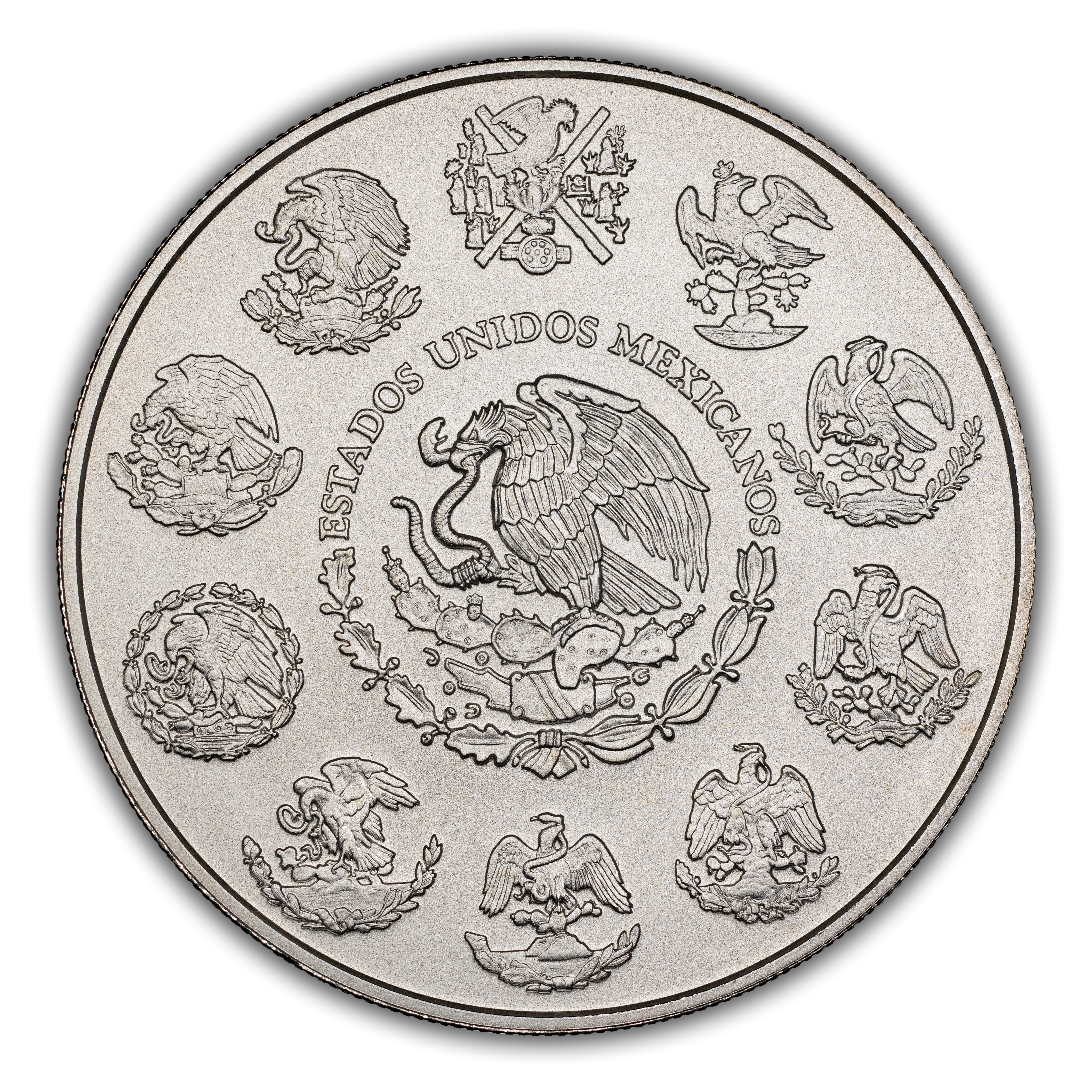 Mexico 2007 Silver 2 Onza Libertad Coin Values & Prices | Greysheet