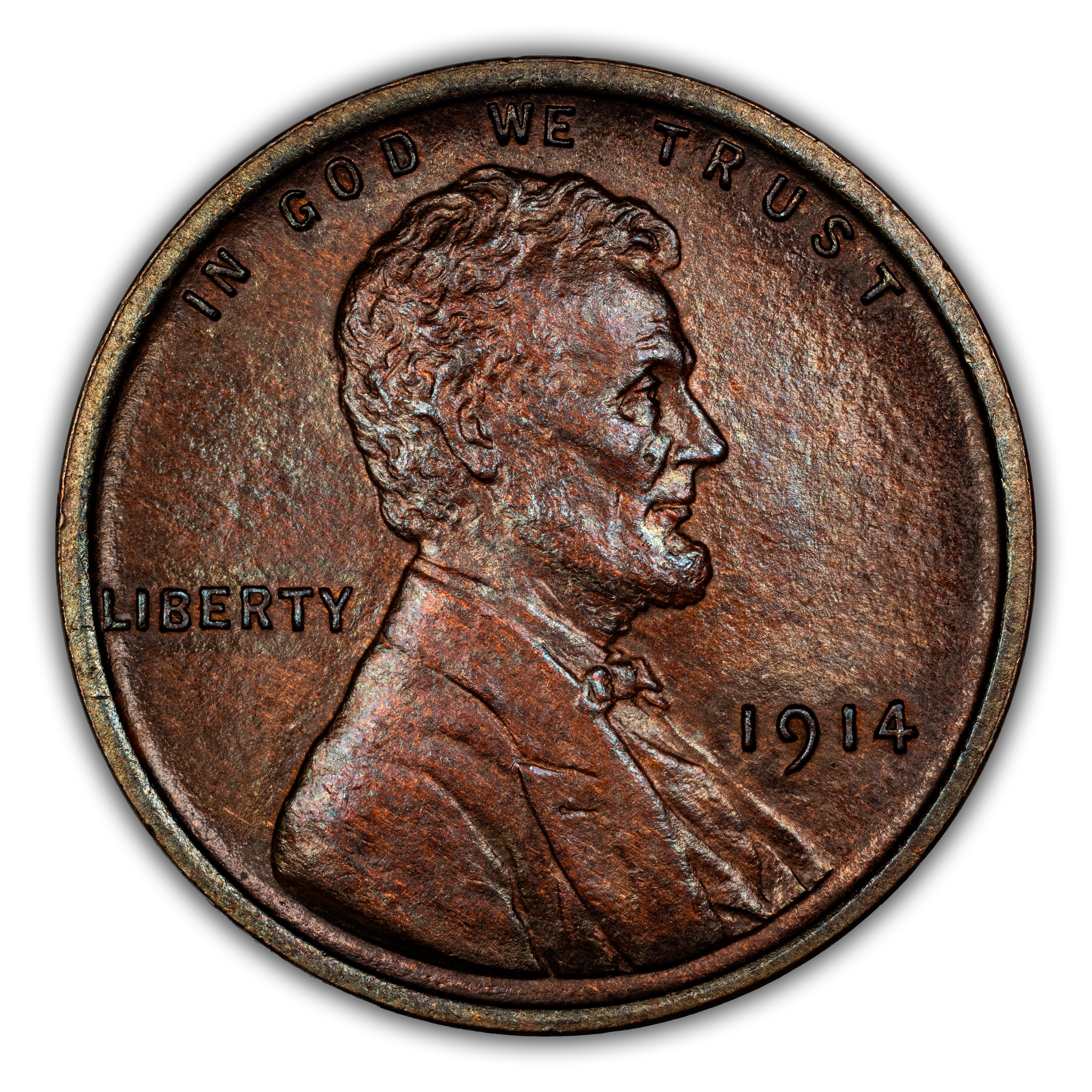 1914 1c Matte Finish PR BN