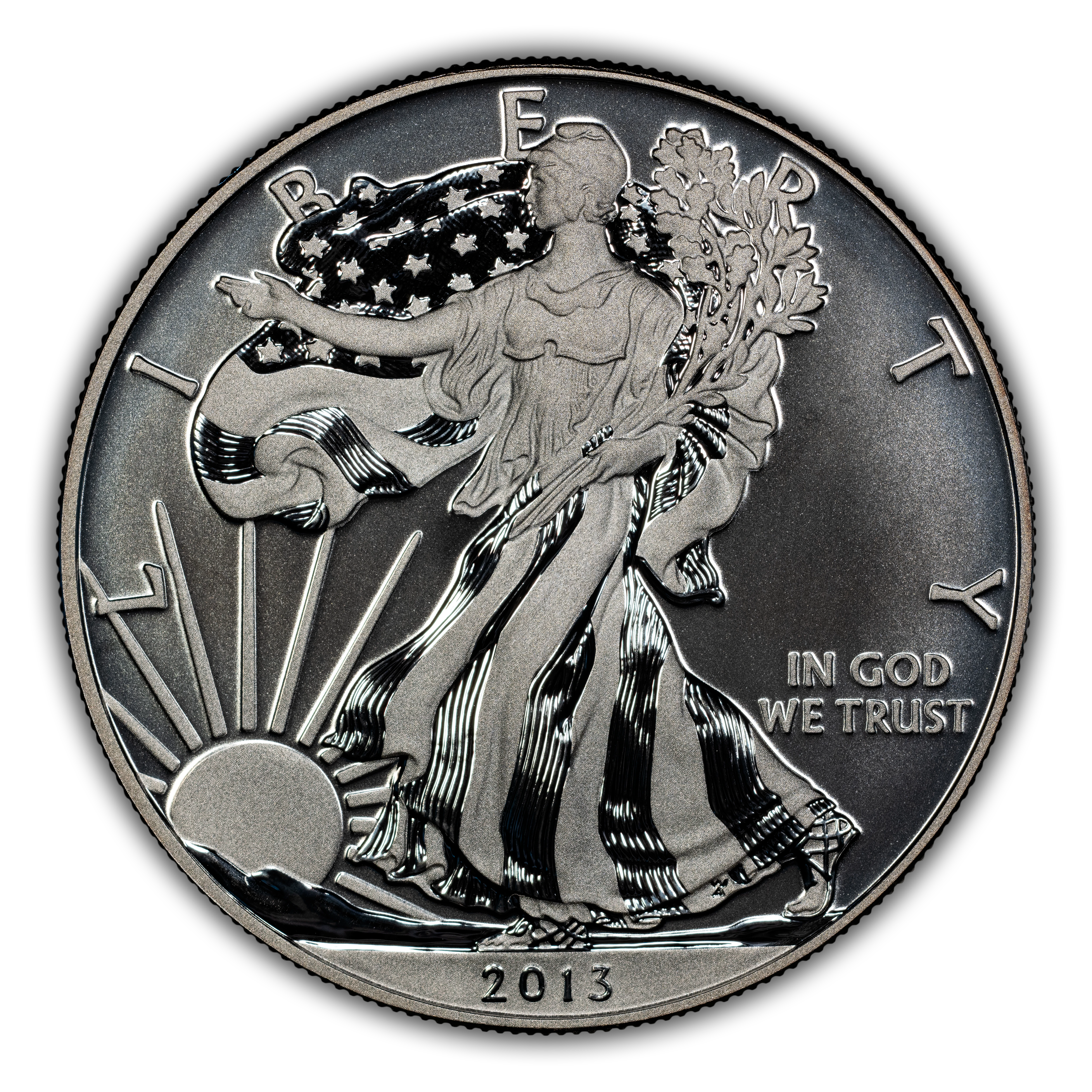 2013-W $1 Silver Eagle, Enhanced, West Point Mint Set MS