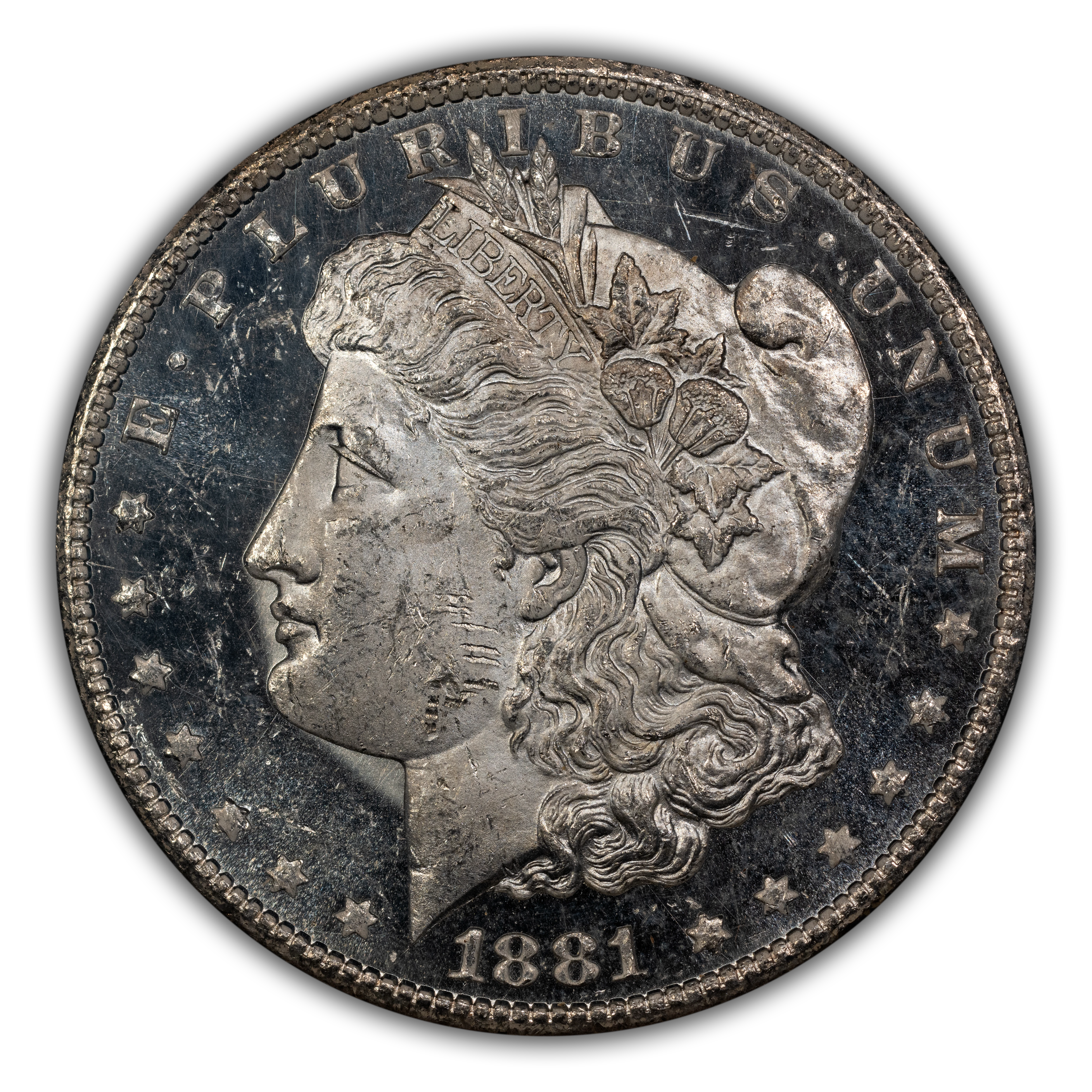1881-CC $1 GSA Hoard, Hard package MS DMPL