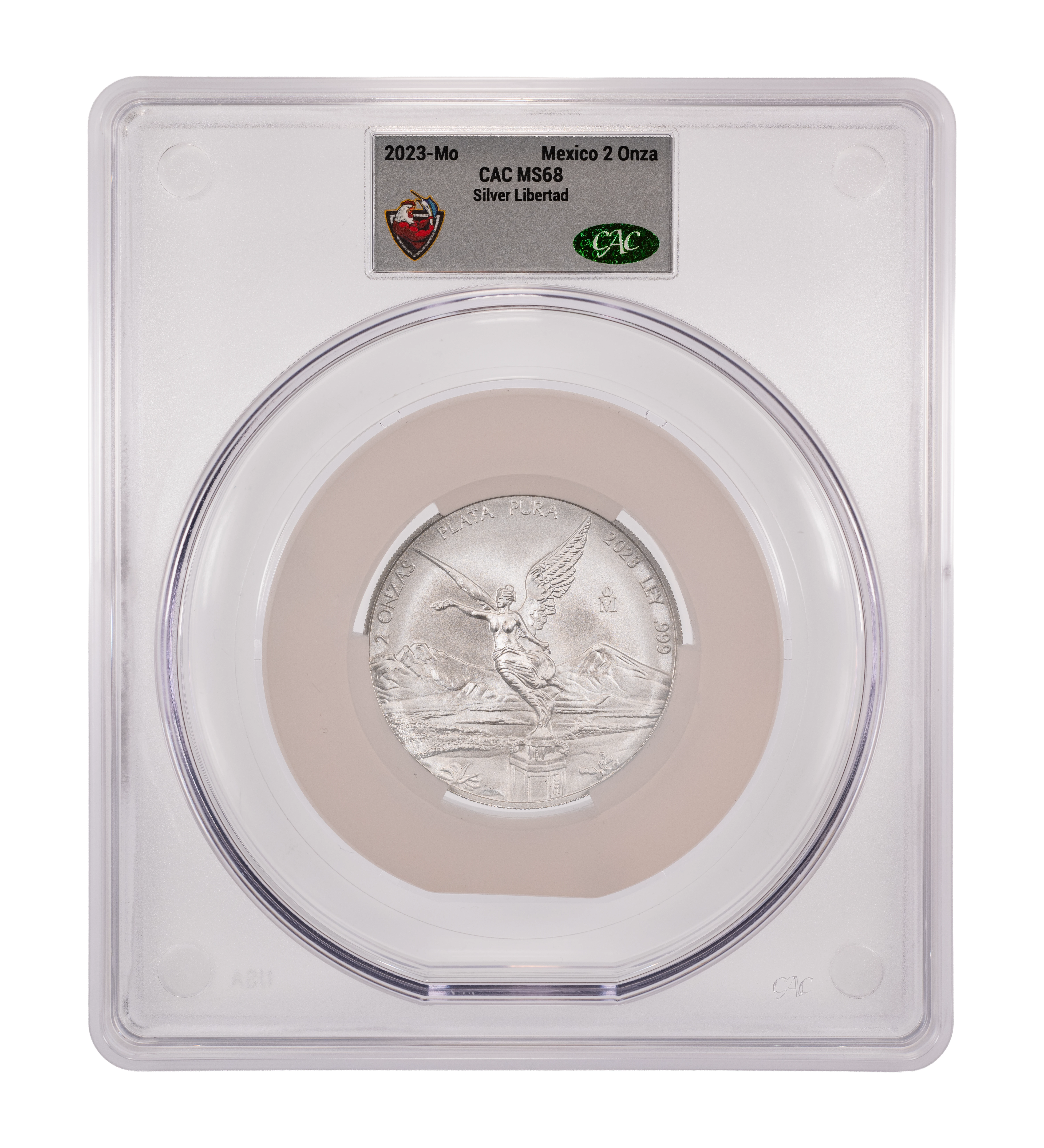 2023-Mo 2 Onza Libertad, Silver MS (KM-614) OGP thumbnail 22