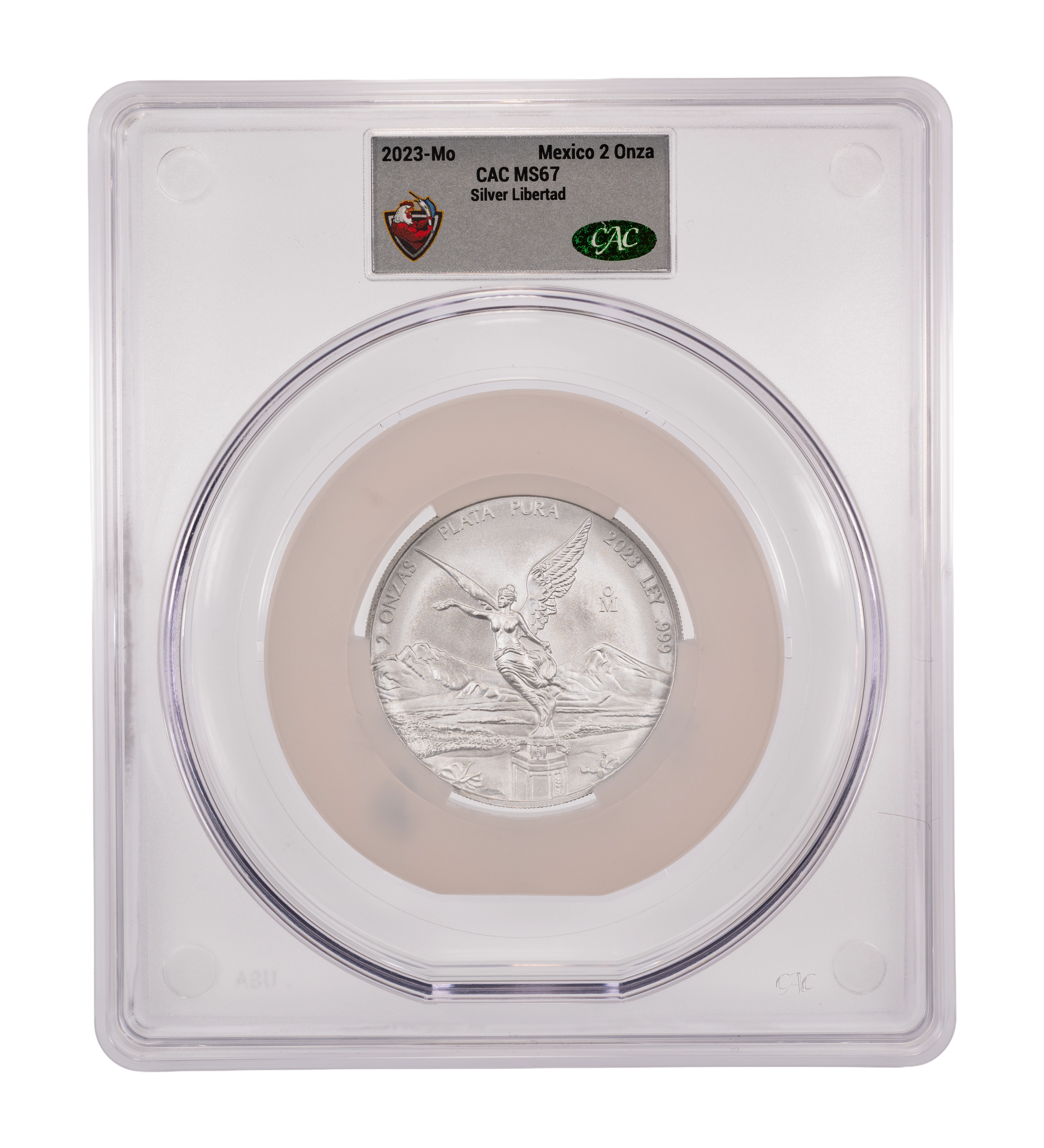 2023-Mo 2 Onza Libertad, Silver MS (KM-614) OGP thumbnail 24