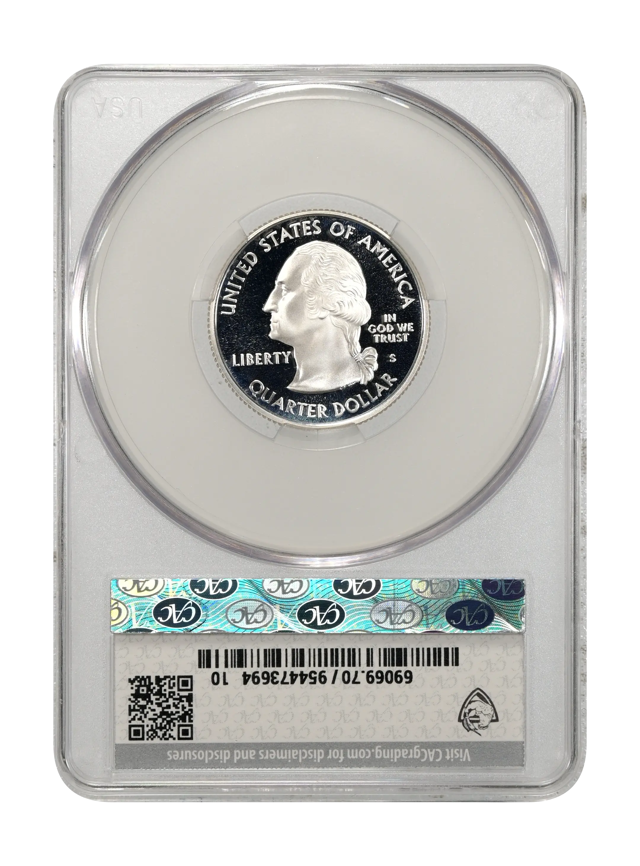 2008-S 25c Hawaii, Silver PR DCAM thumbnail 18
