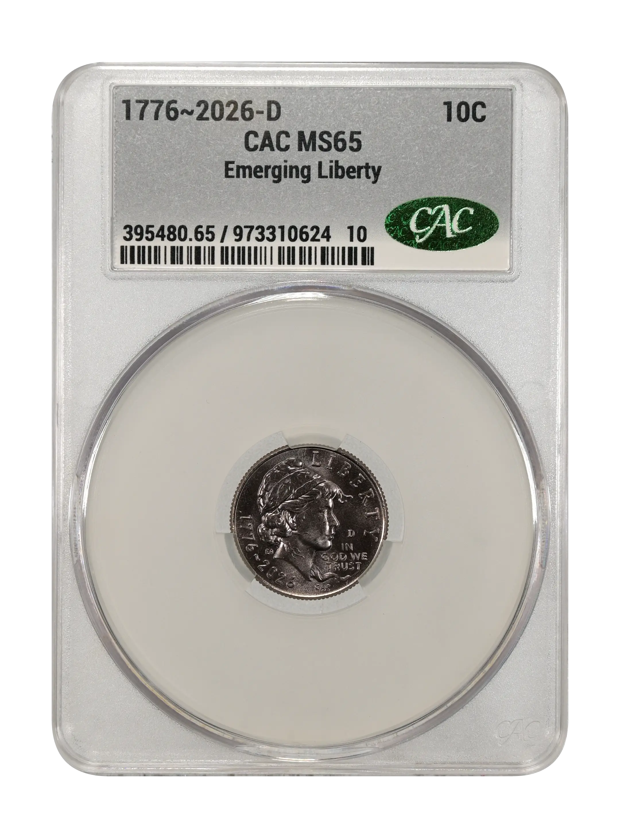 1776~2026-D 10c Emerging Liberty MS thumbnail 20