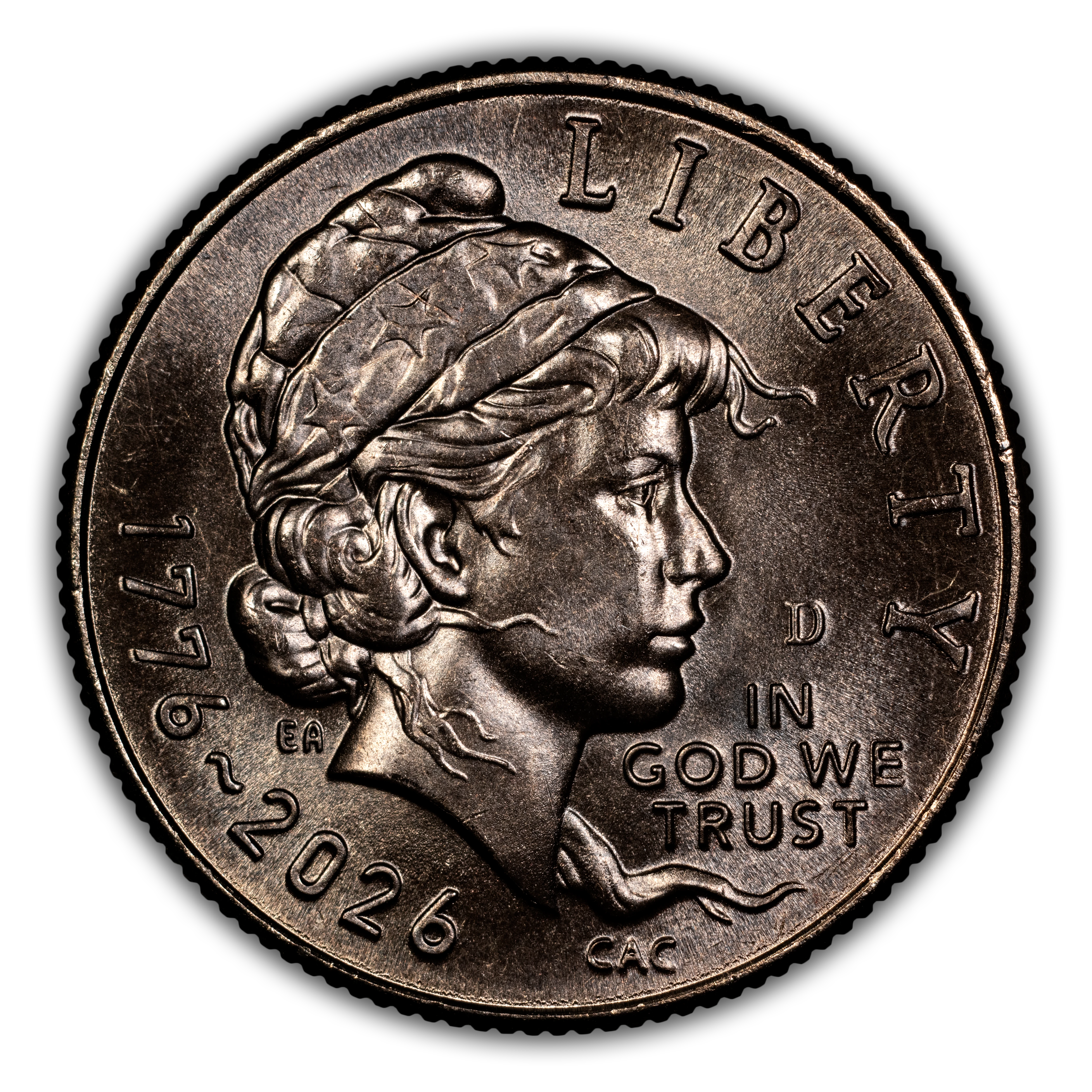1776~2026-D 10c Emerging Liberty MS