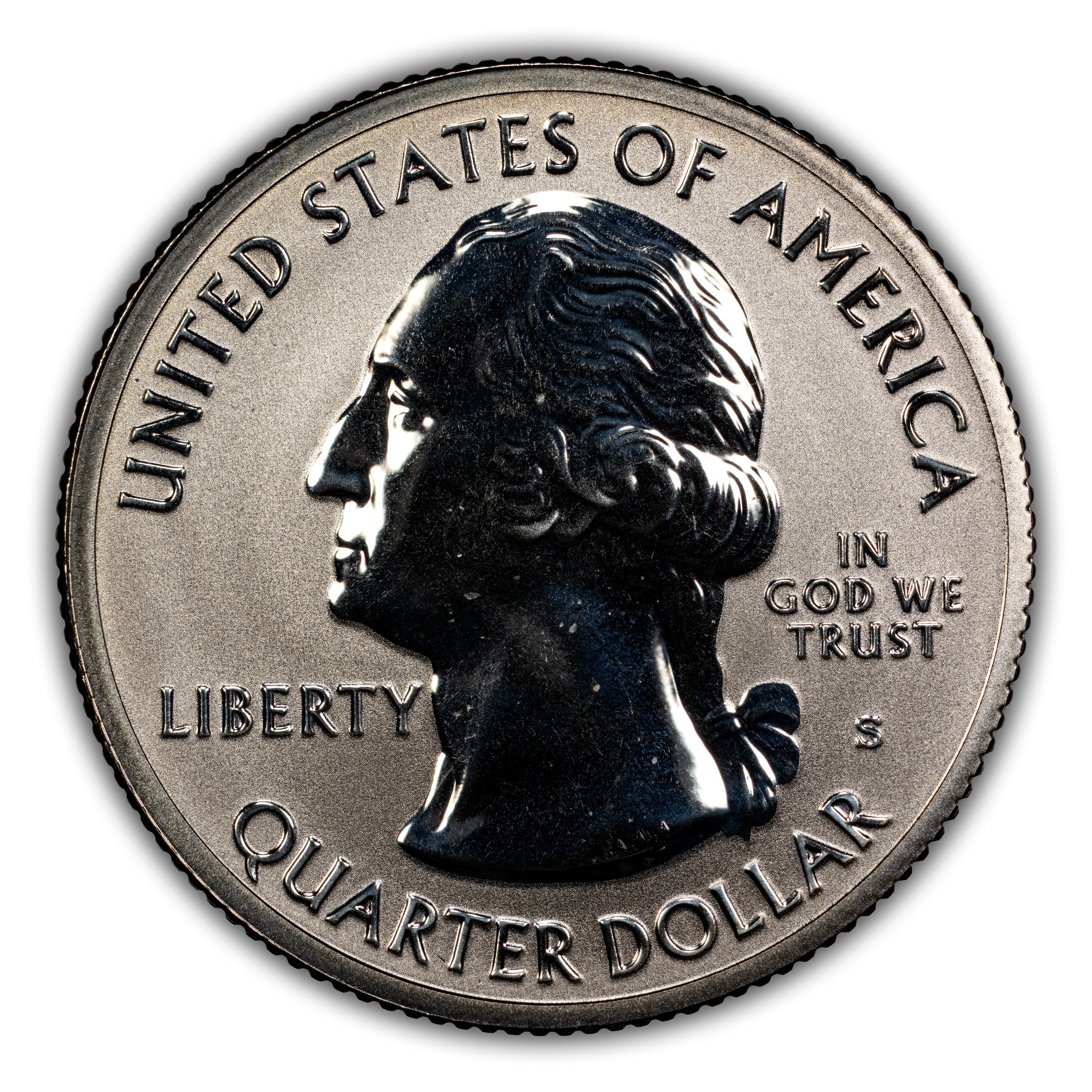 2018-S 25c Cumberland, Silver, Reverse Proof PR