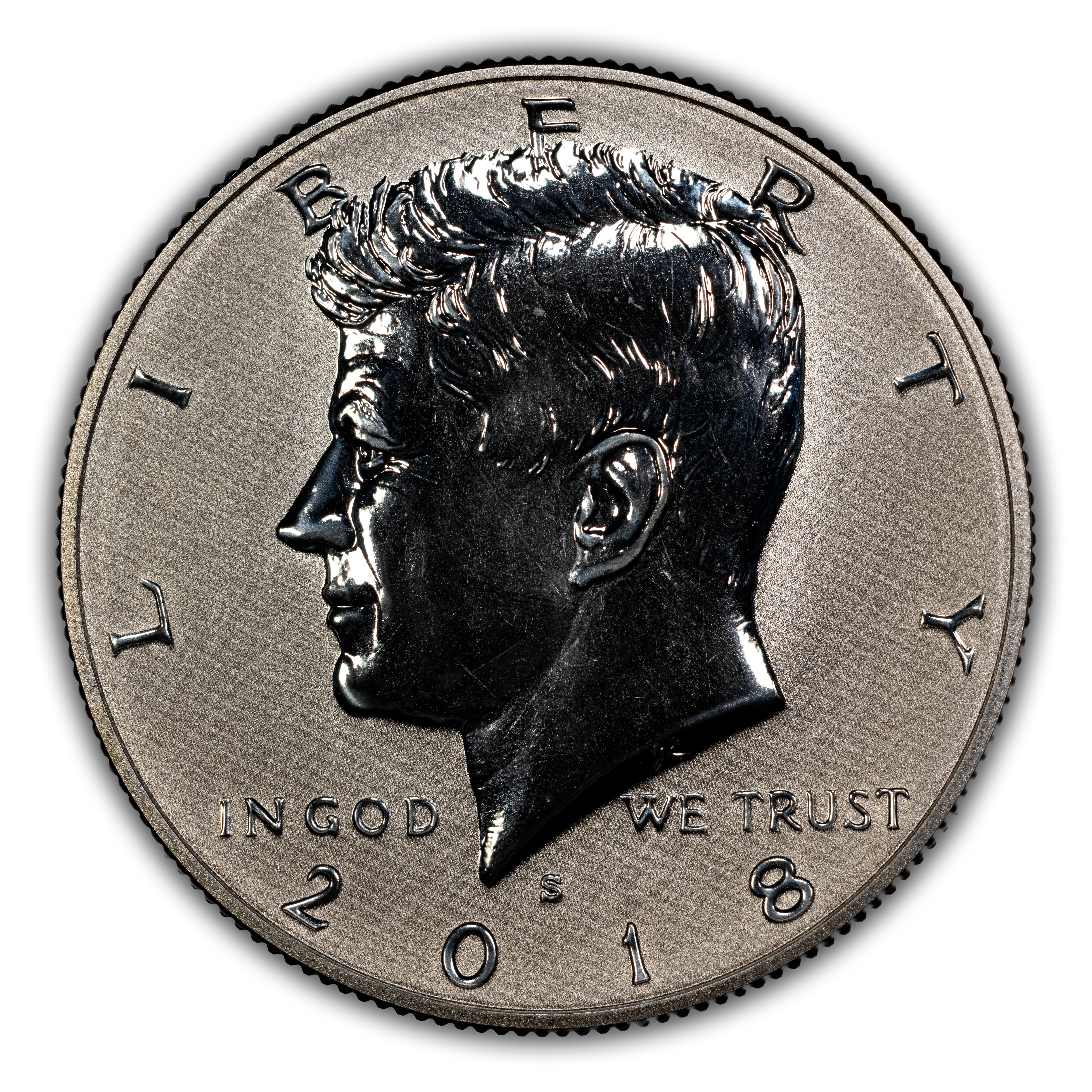 2018-S 50c Silver, Reverse Proof PR