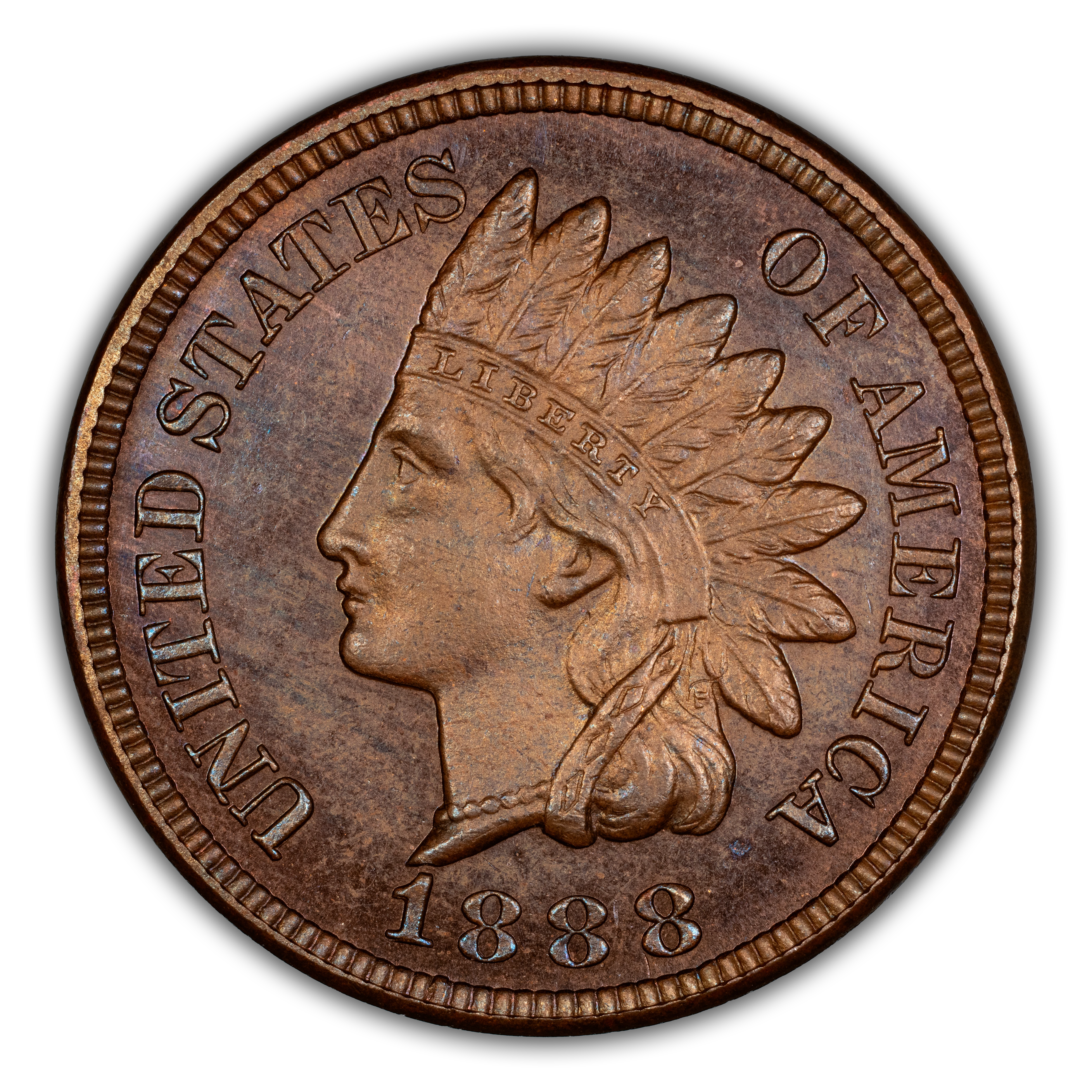 1888 1c PR BN