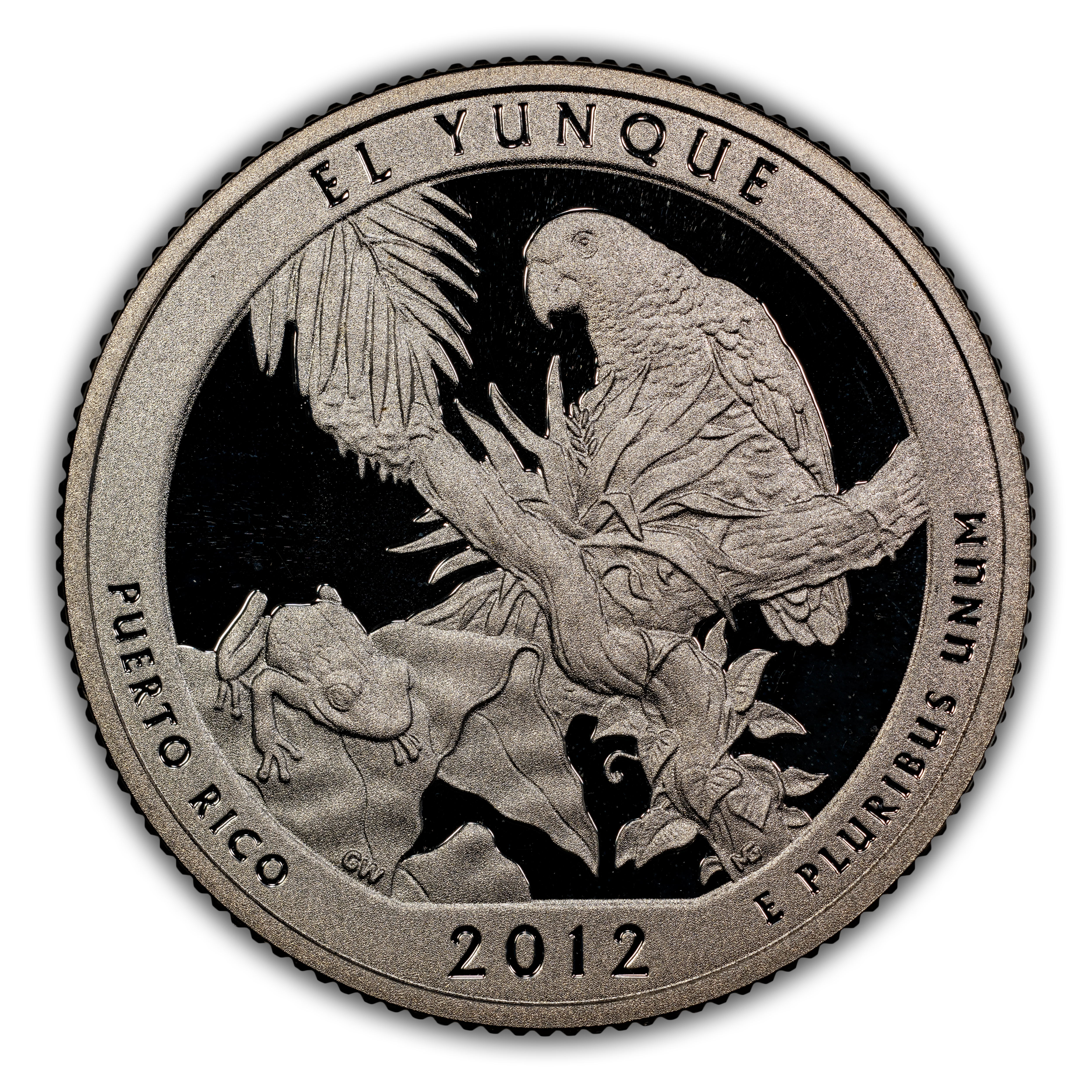 2012-S 25c El Yunque, Silver PR DCAM
