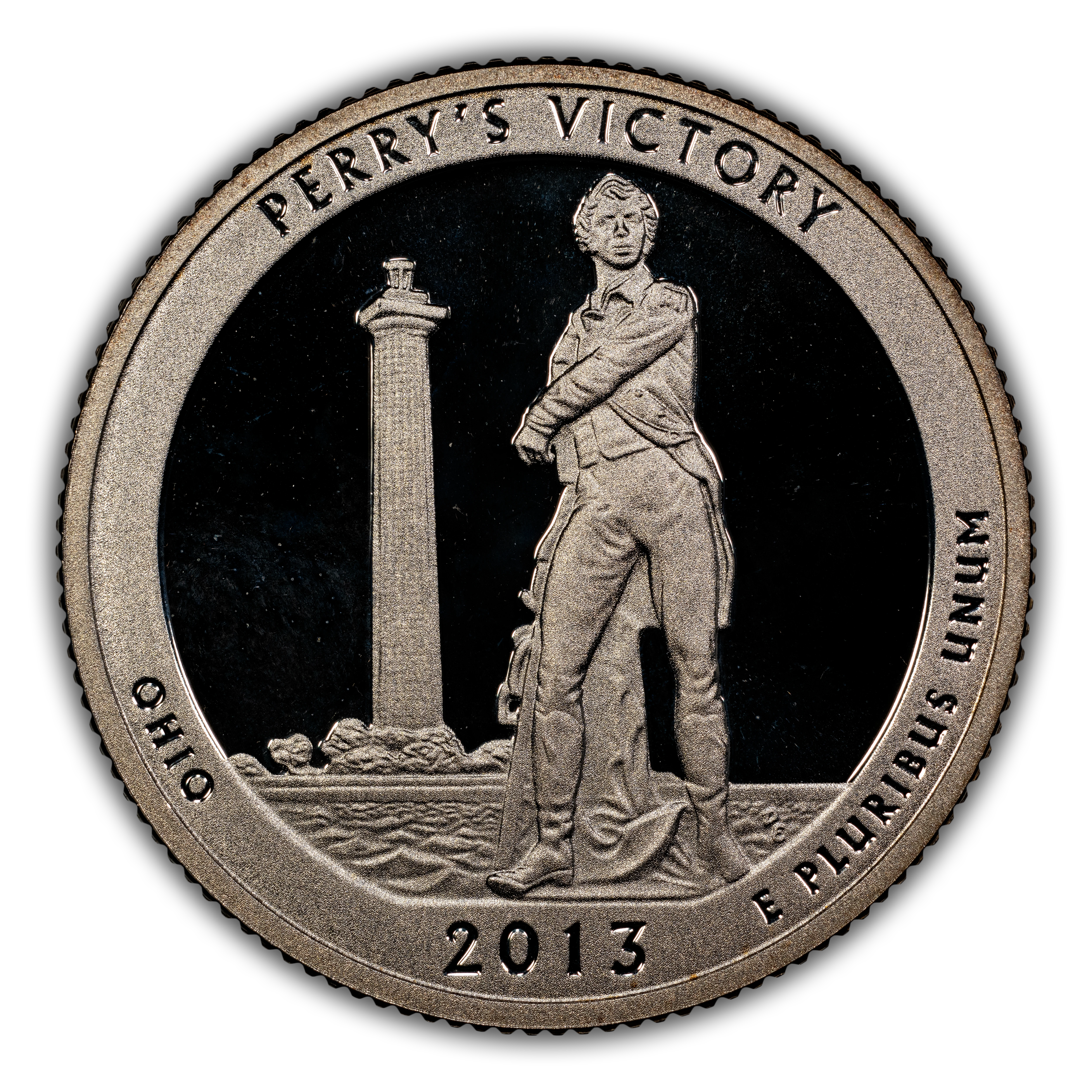 2013-S 25c Perry's Memorial, Silver PR DCAM