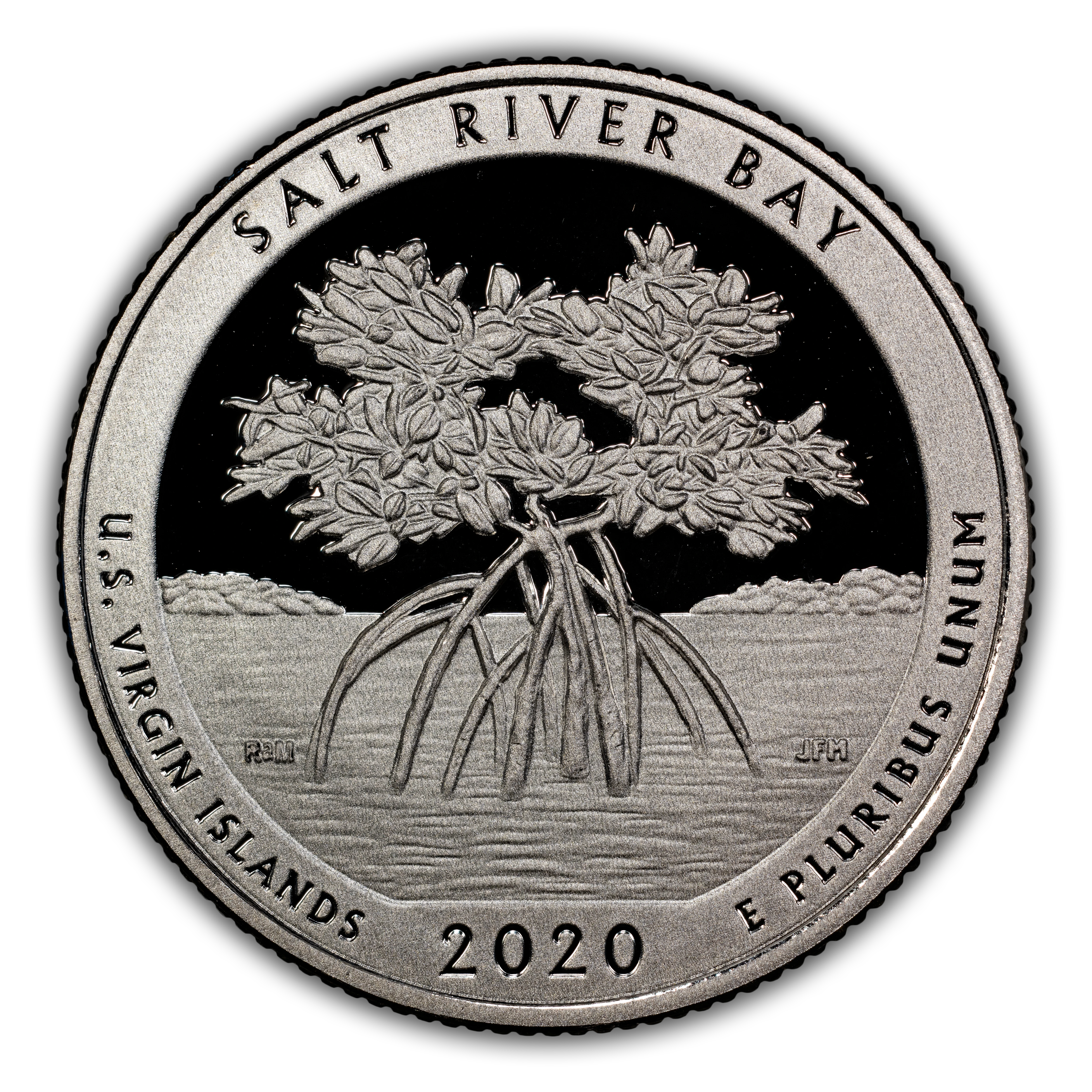 2020-S 25c Salt River Bay, Silver PR DCAM