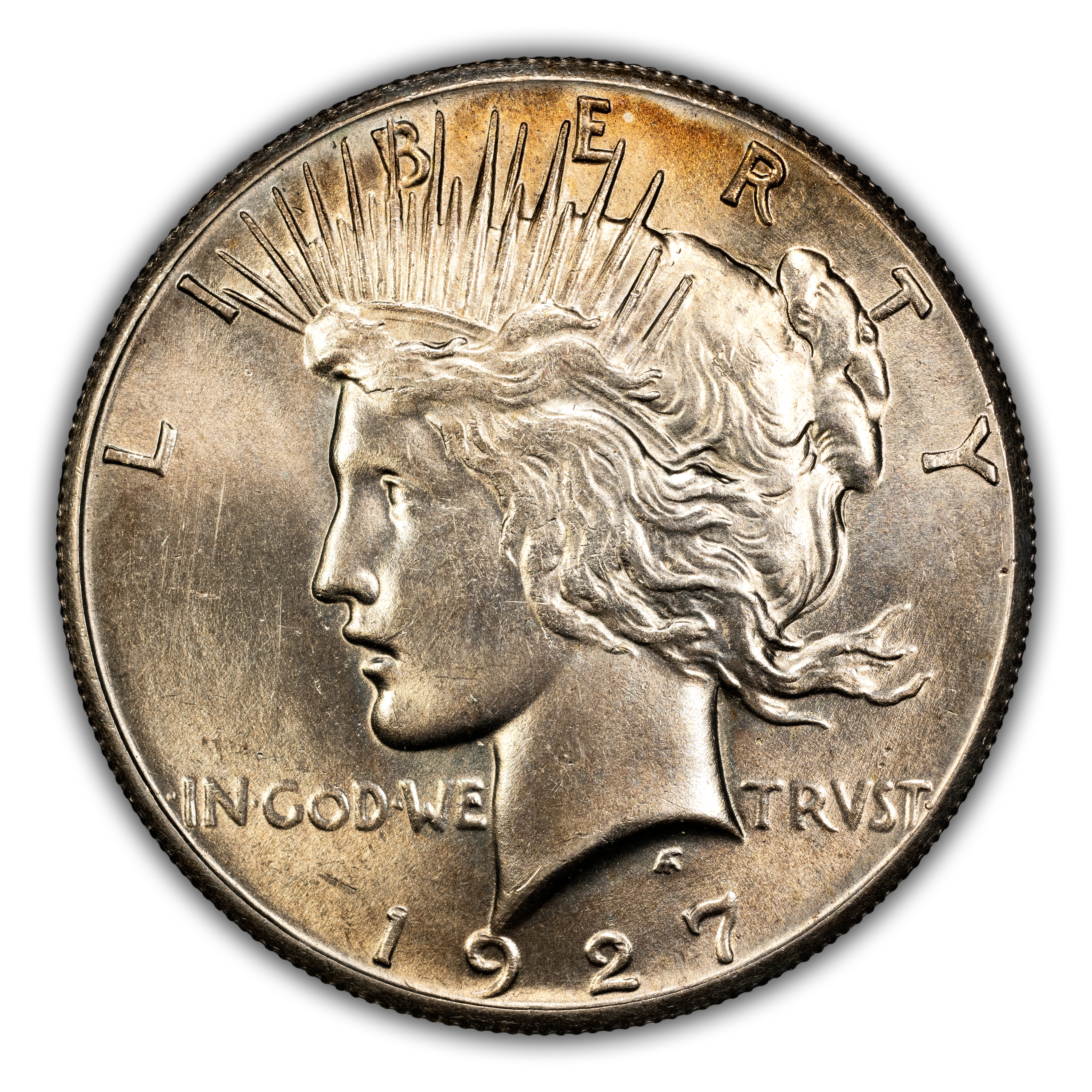 1927 $1  Doubled Motto, VAM-2 MS thumbnail 2