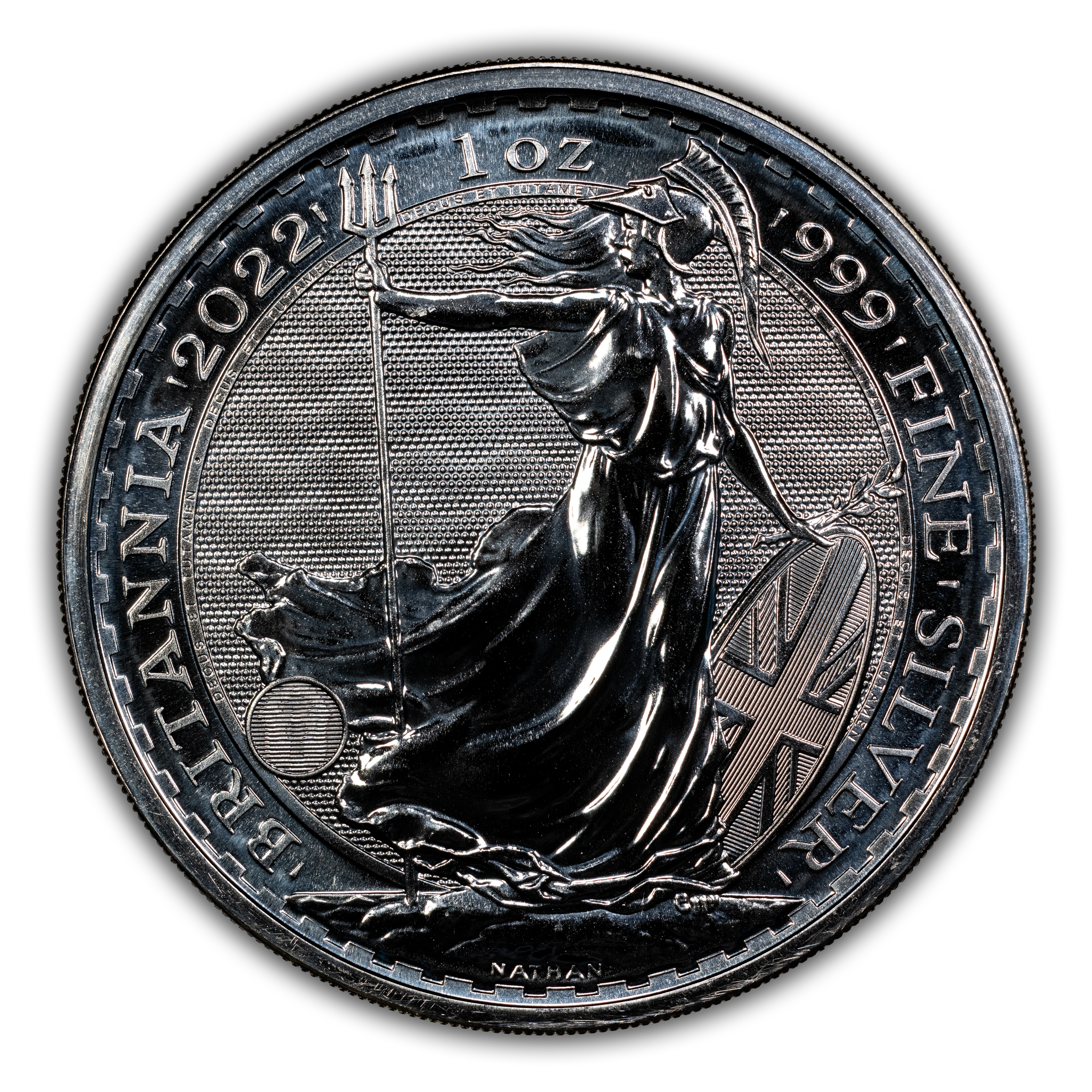 2022 S£2 1 oz Silver, Britannia MS