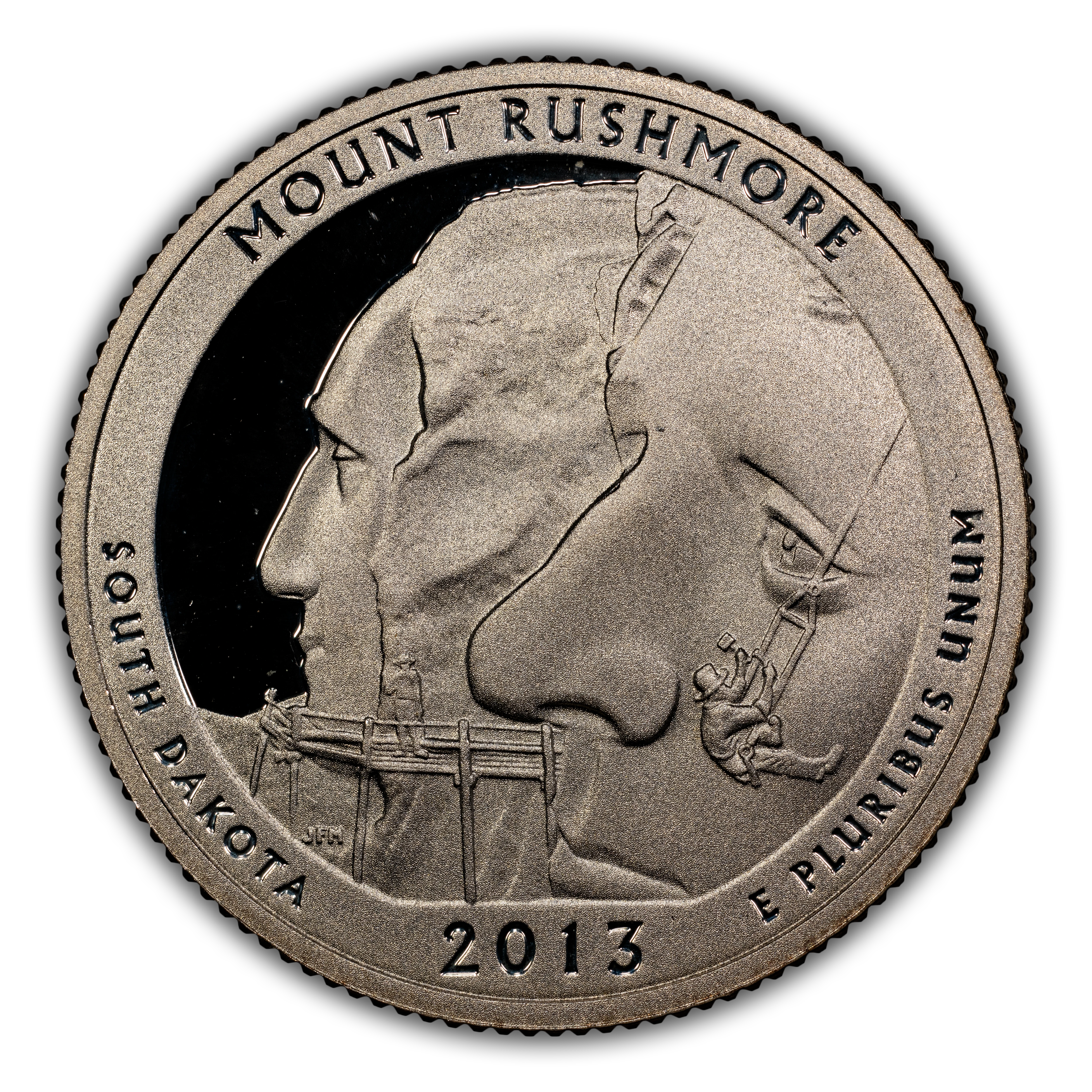 2013-S 25c Mount Rushmore, Silver PR DCAM
