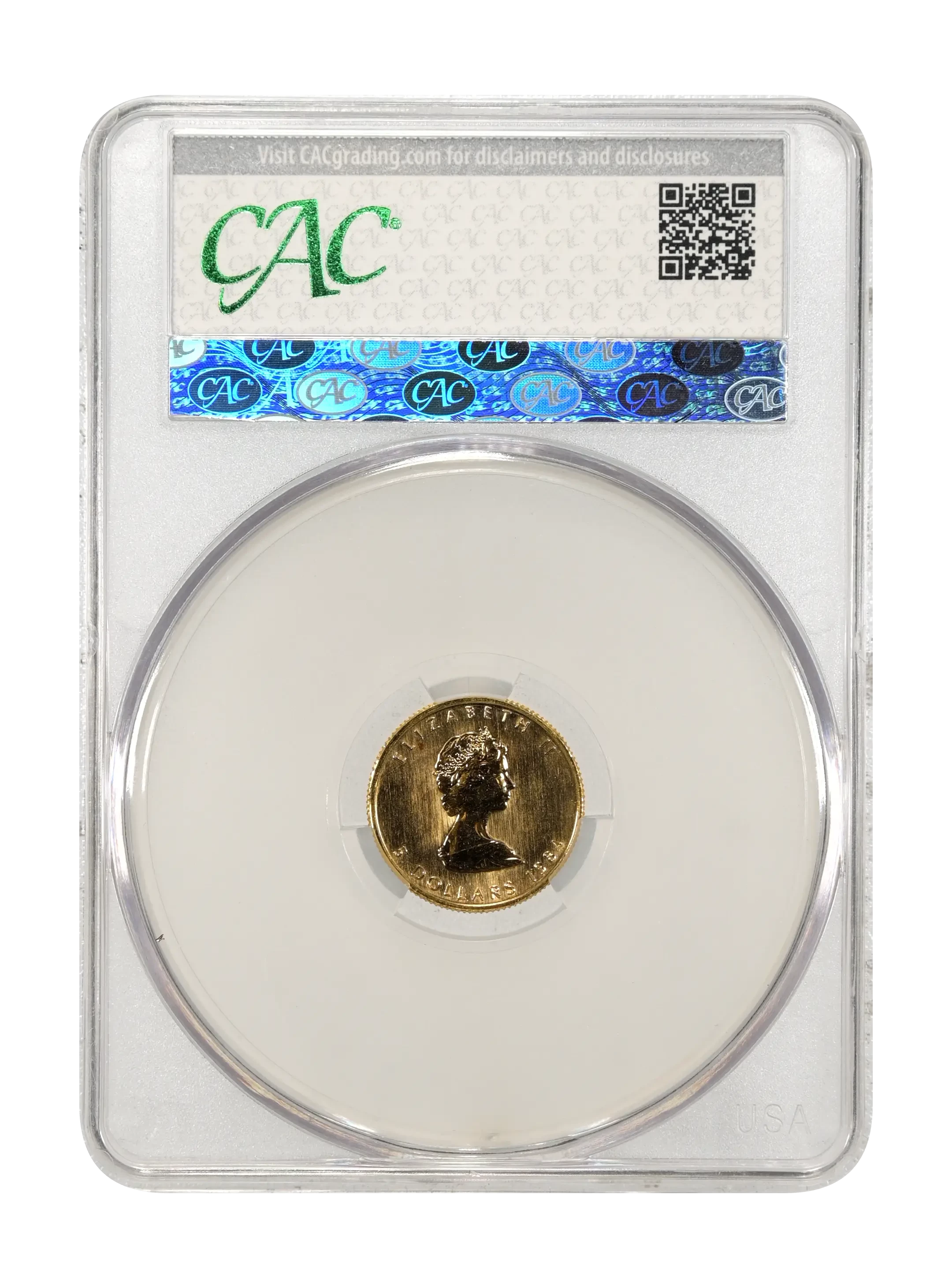 Canada Gold $5 Maple Leaf, Tenth Ounce 1982– Coin Values & Prices