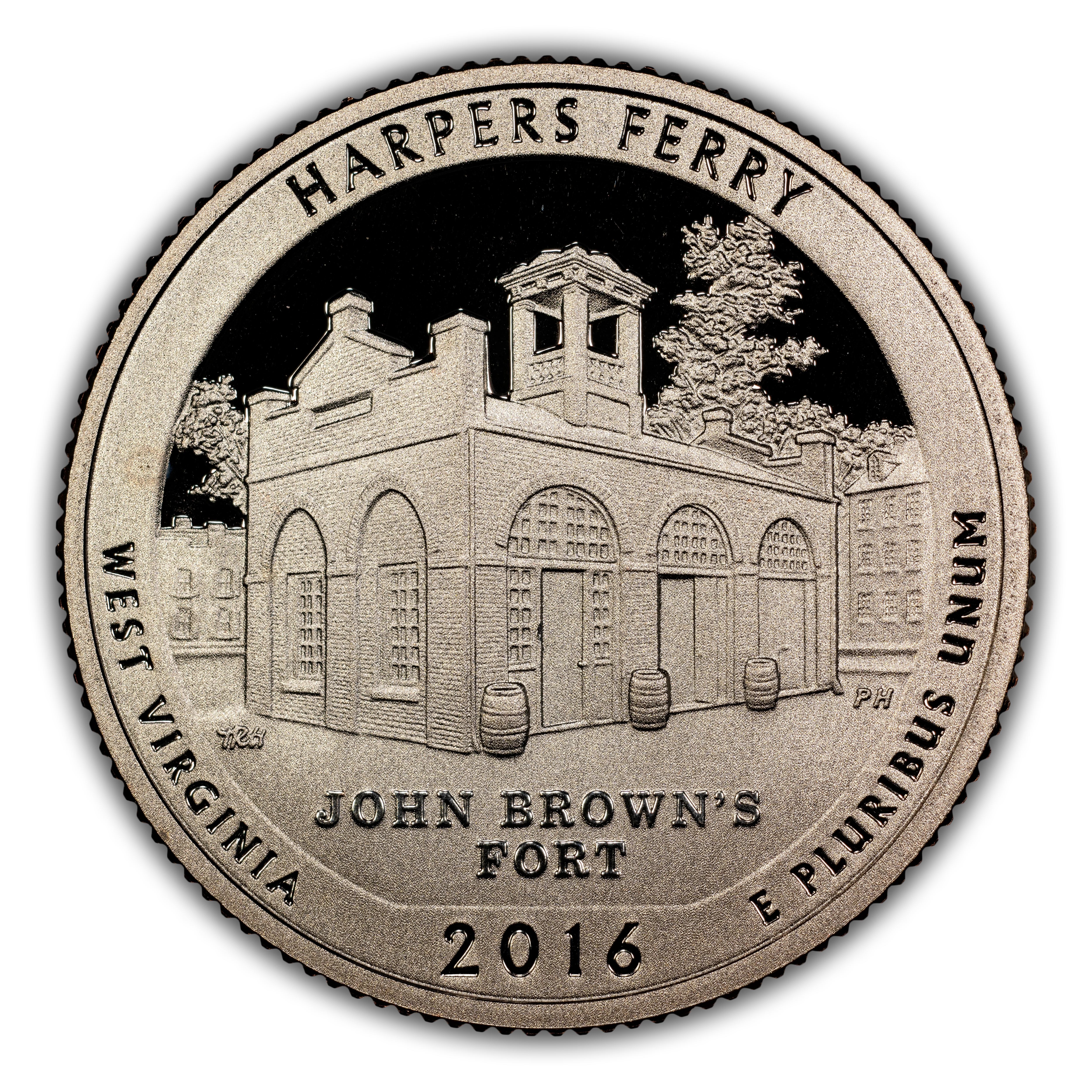 2016-S 25c Harpers Ferry, Clad PR DCAM