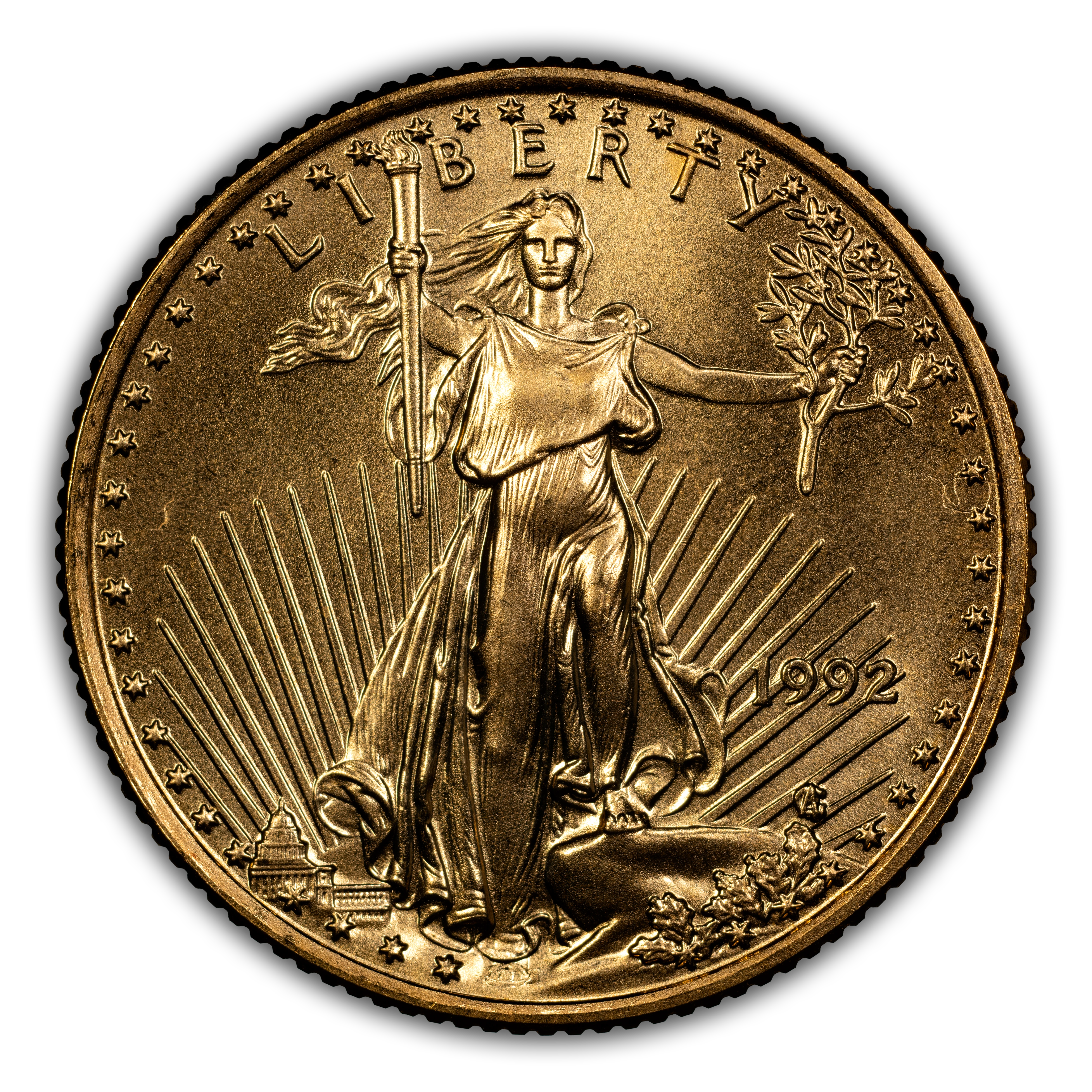 1992 $10 Gold Eagle MS