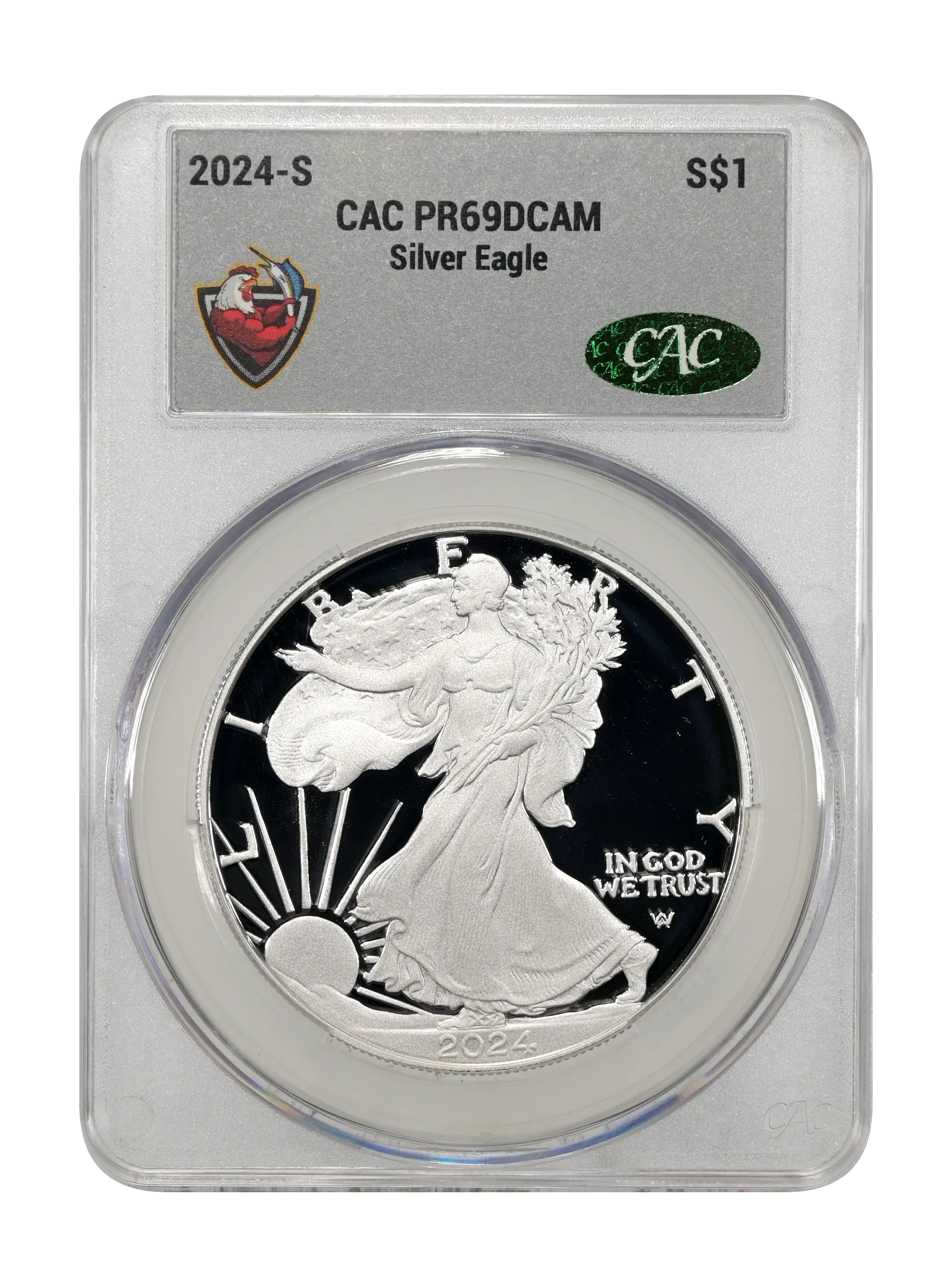 2024-S $1  Silver Eagle PR DCAM thumbnail 17