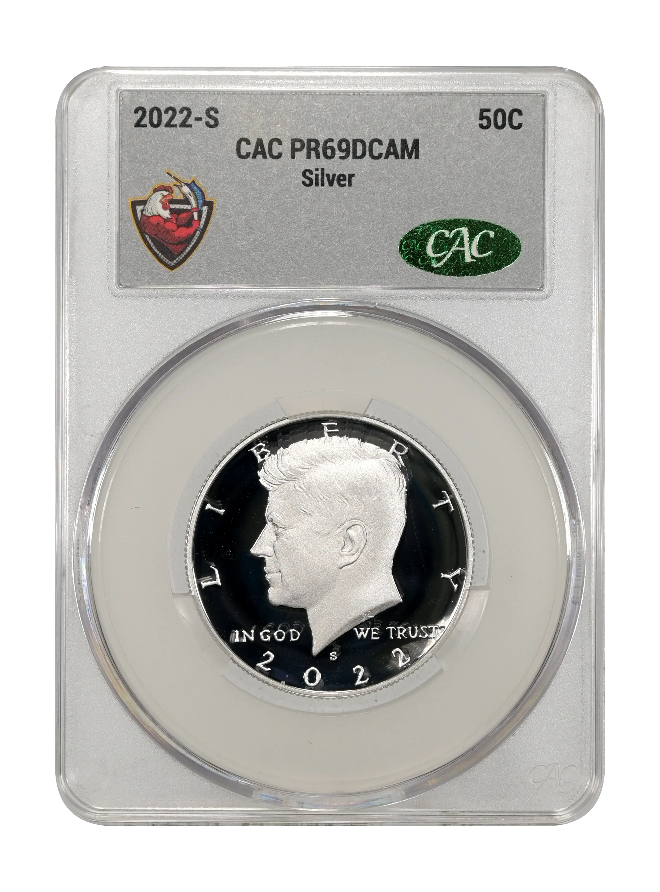 2022-S 50c Silver PR DCAM thumbnail 7