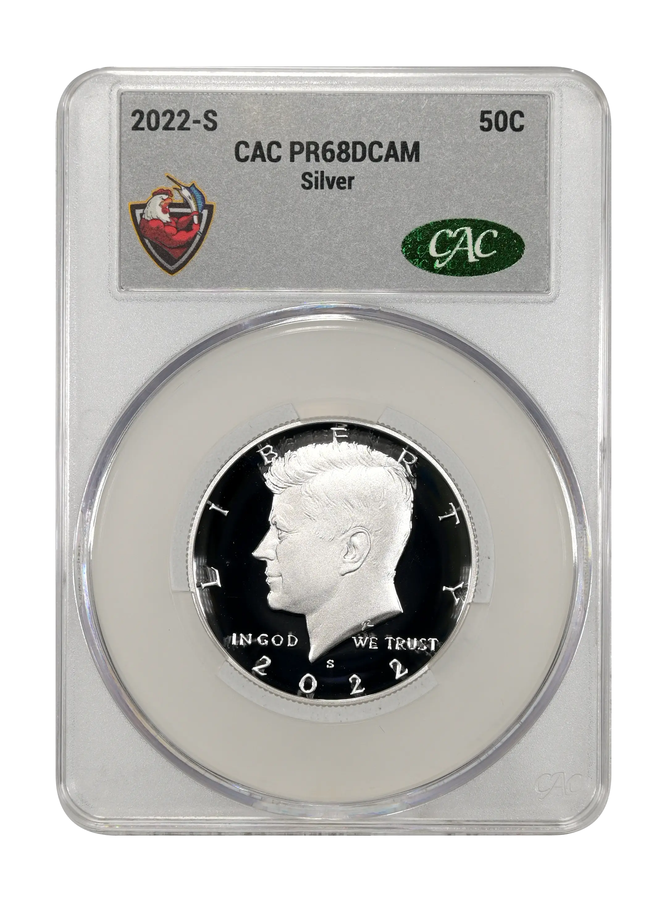 2022-S 50c Silver PR DCAM thumbnail 5