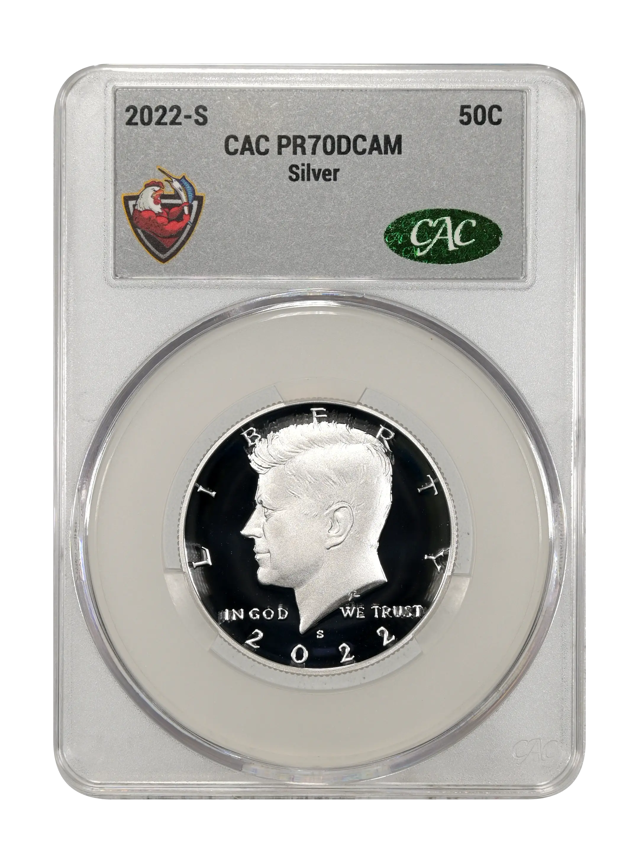 2022-S 50c Silver PR DCAM thumbnail 8