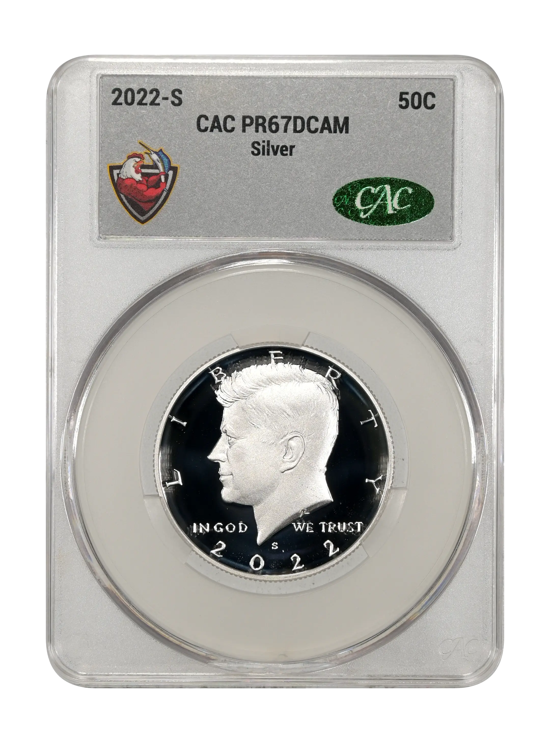 2022-S 50c Silver PR DCAM thumbnail 6