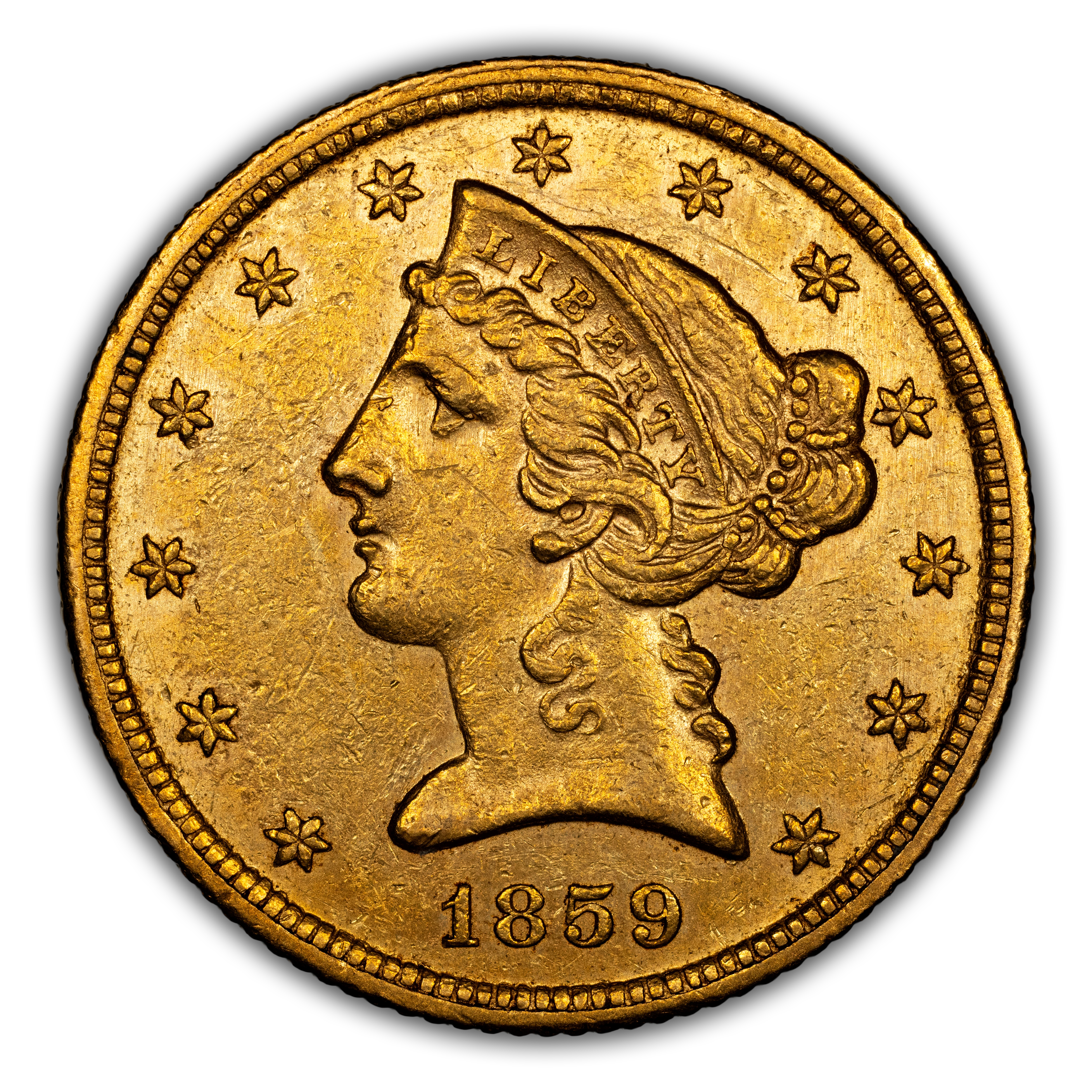 1859-C $5 MS