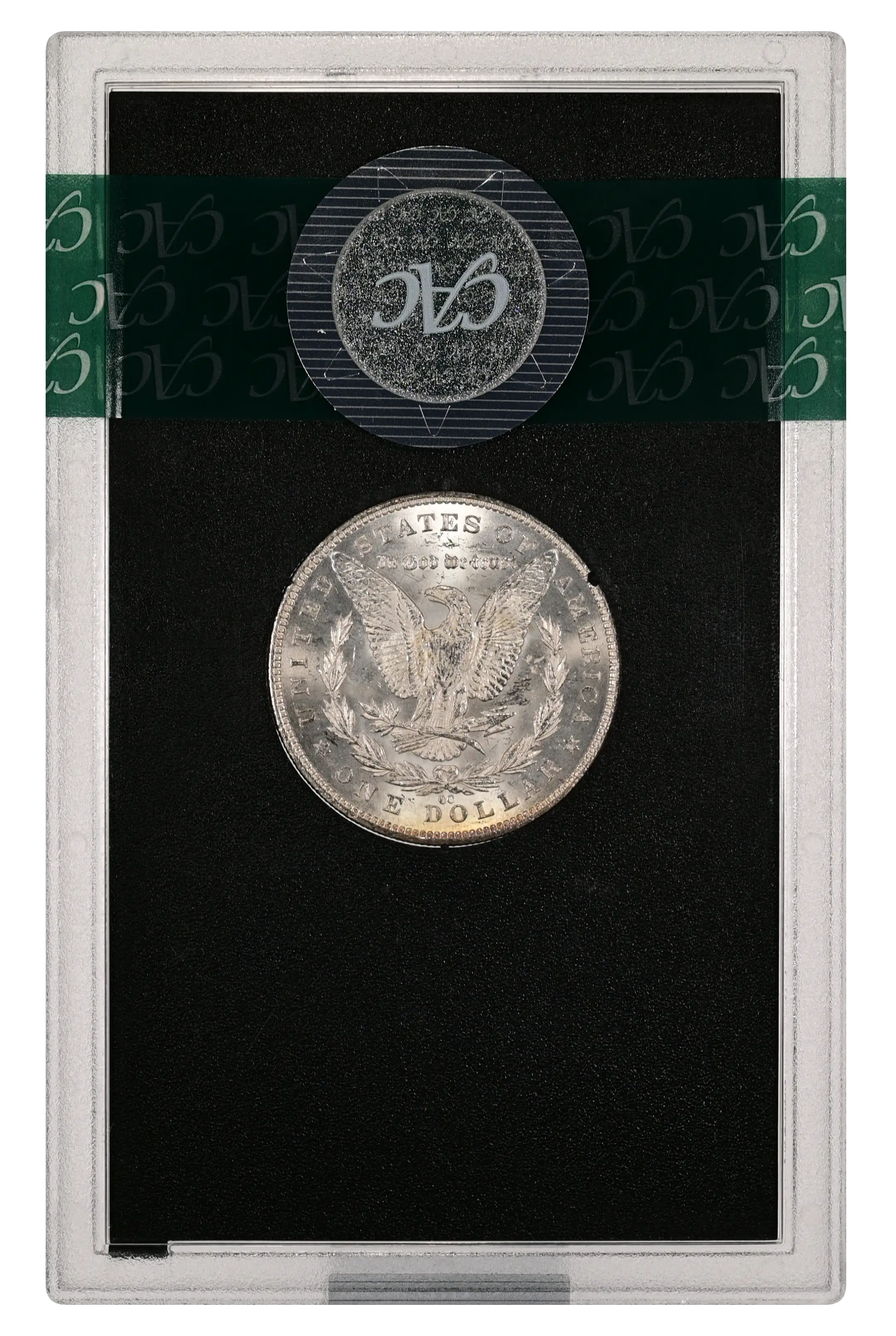 1883-CC $1  GSA Hoard, Doubled Date, Dash Under 8, VAM-4 MS thumbnail 11
