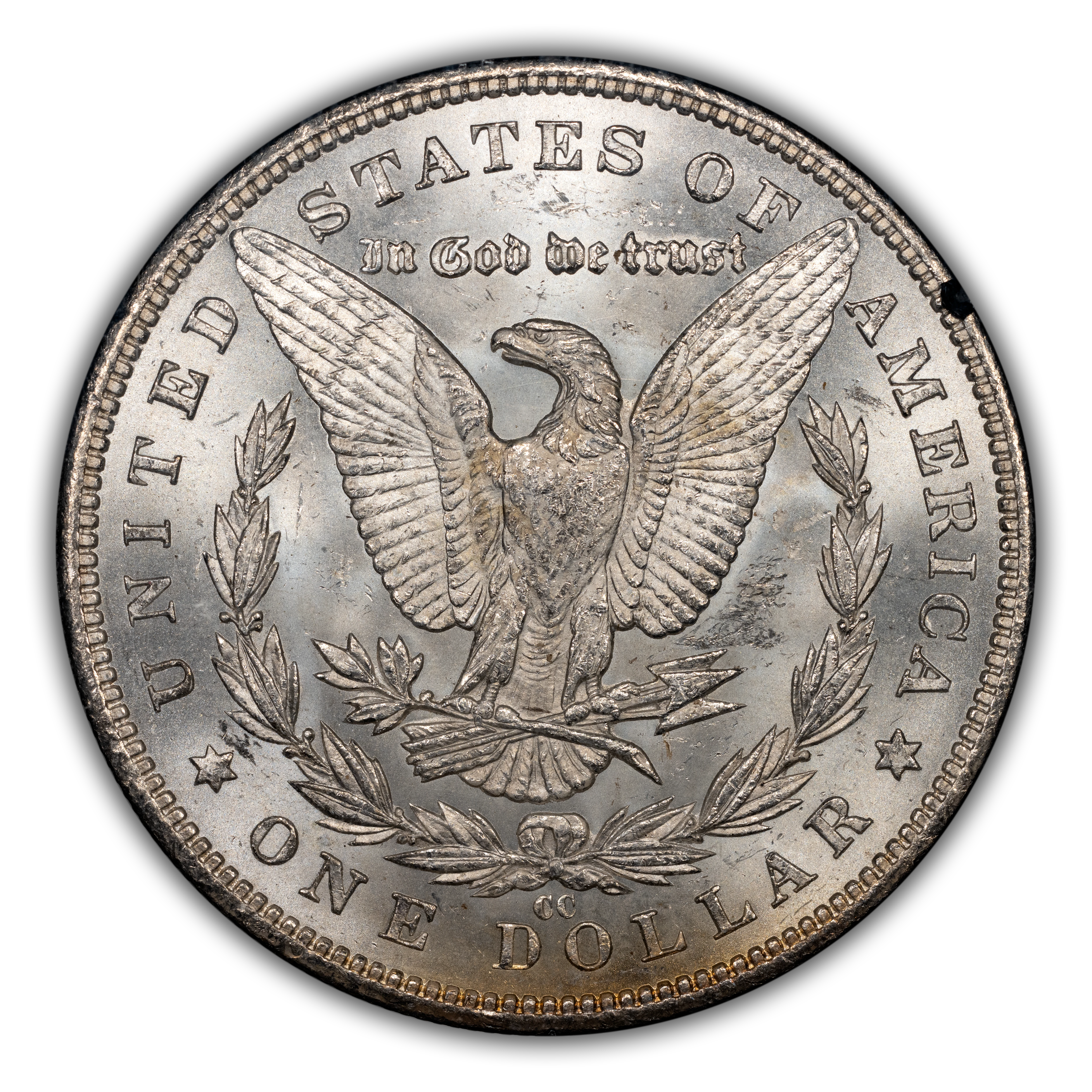 1883-CC $1  GSA Hoard, Doubled Date, Dash Under 8, VAM-4 MS thumbnail 4