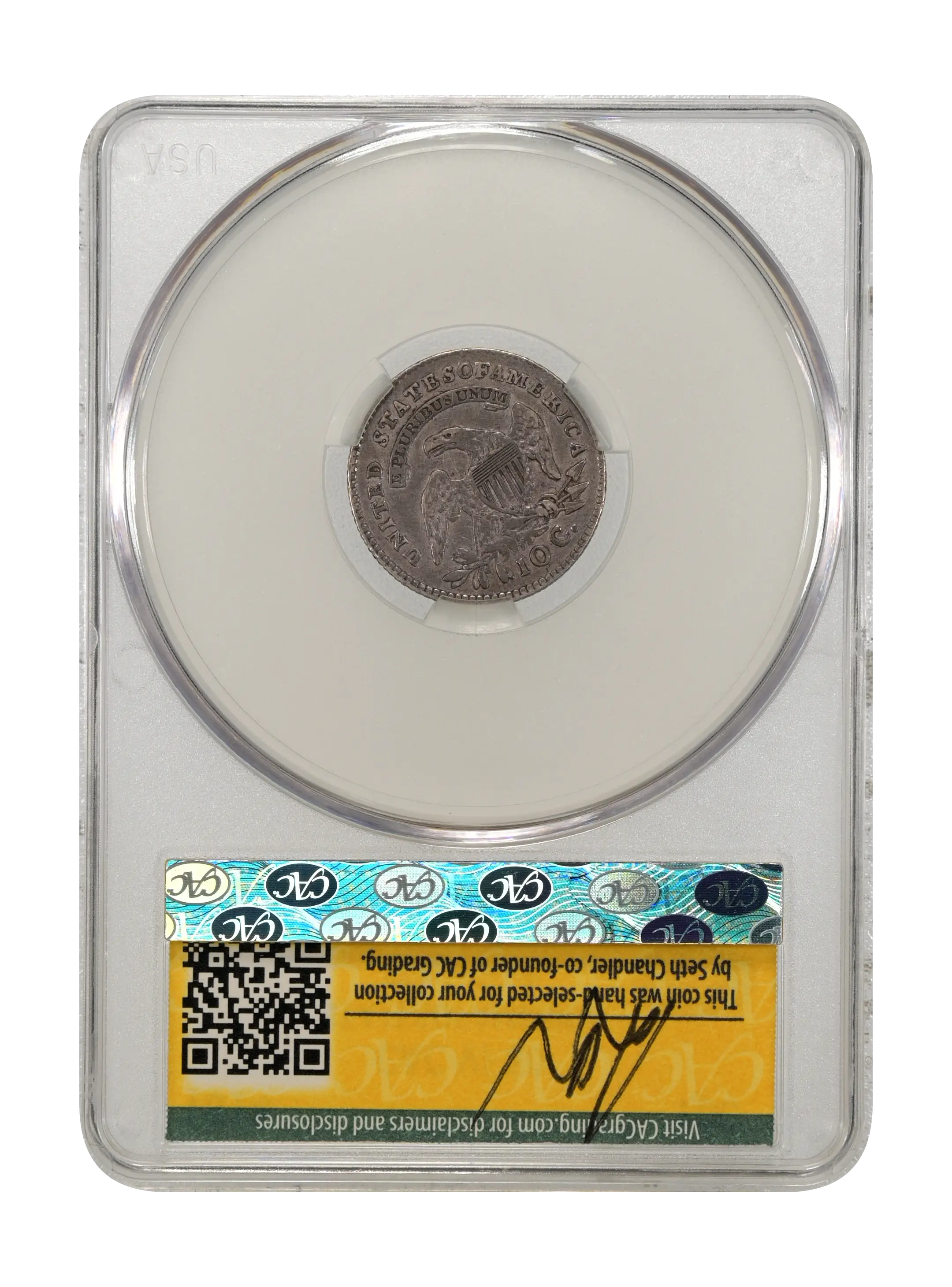 1814 10c STATESOFAMERICA MS63 CAC thumbnail 23